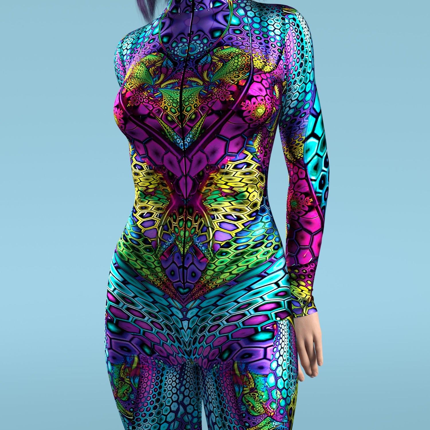 Women Lucid Geometry Costume