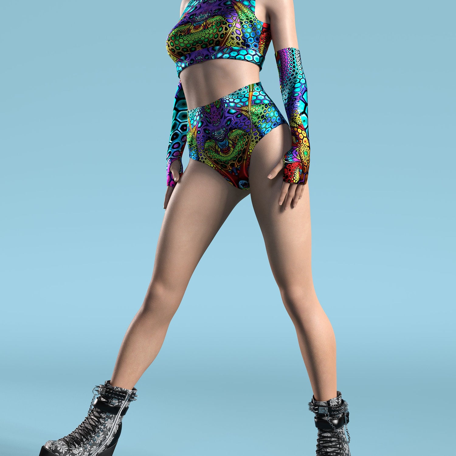 Lucid Geometry Tube Top 3