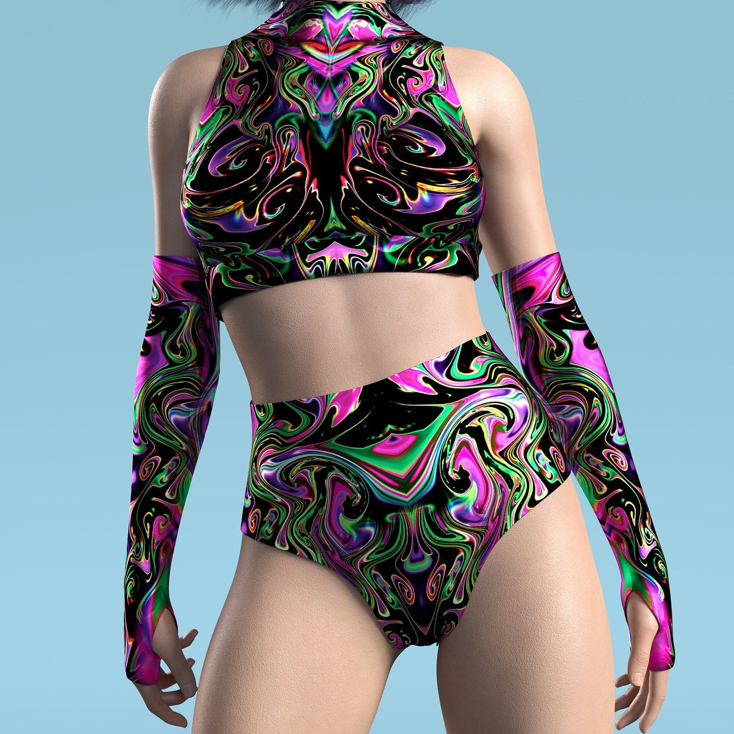 Hallucinogenic Liquid Rave Set