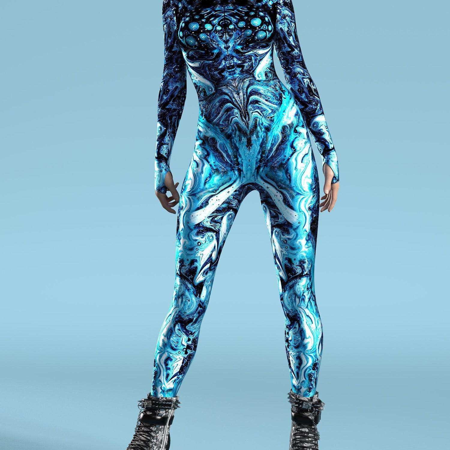 Sea Psychadelism Costume Blue