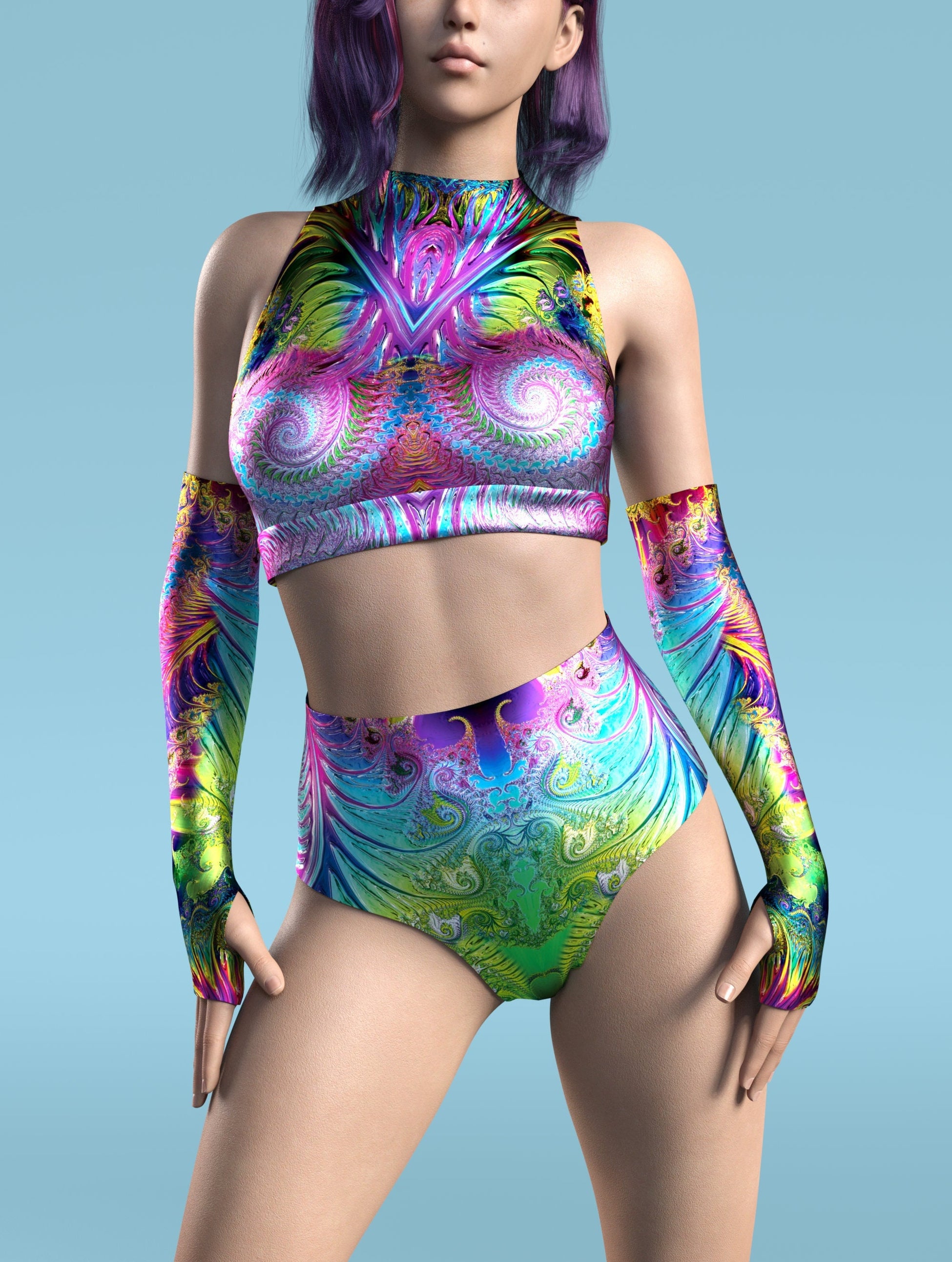 Spring Fraktal Cut HW Shorts 1
