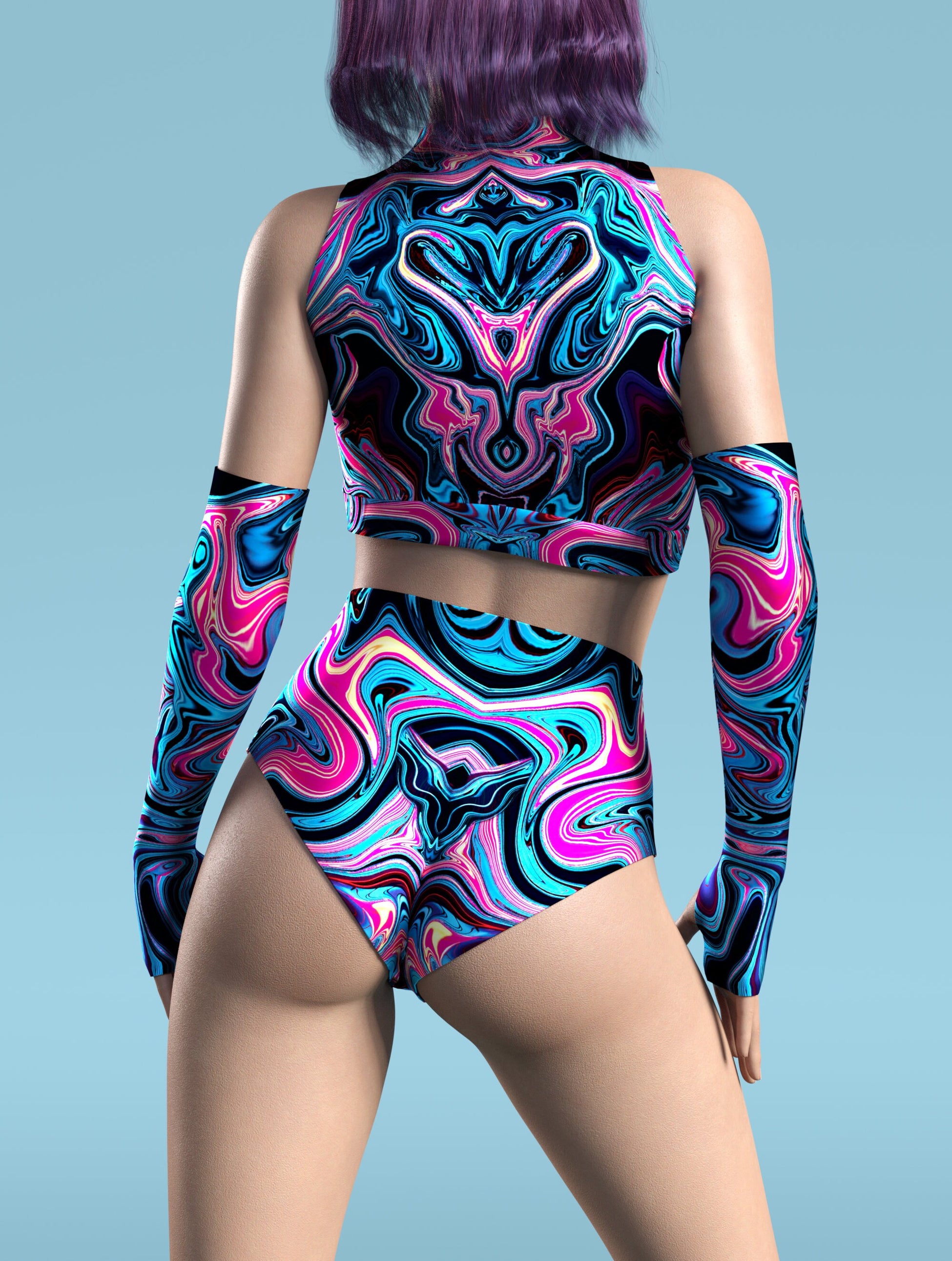 Venera's Twist Cut HW Shorts 2