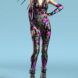 Hallucinogenic Liquid Rave Costume