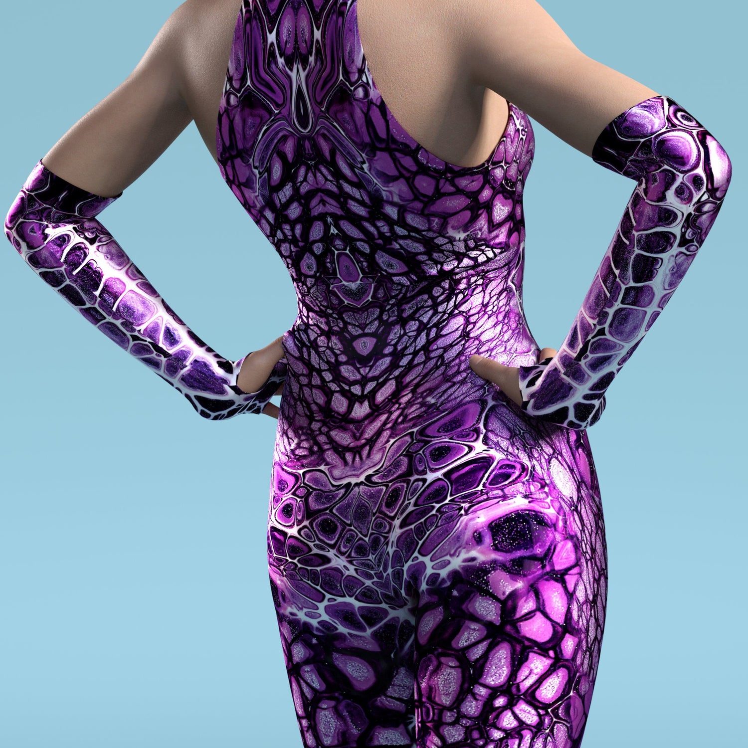 Clingon Rave Costume 2