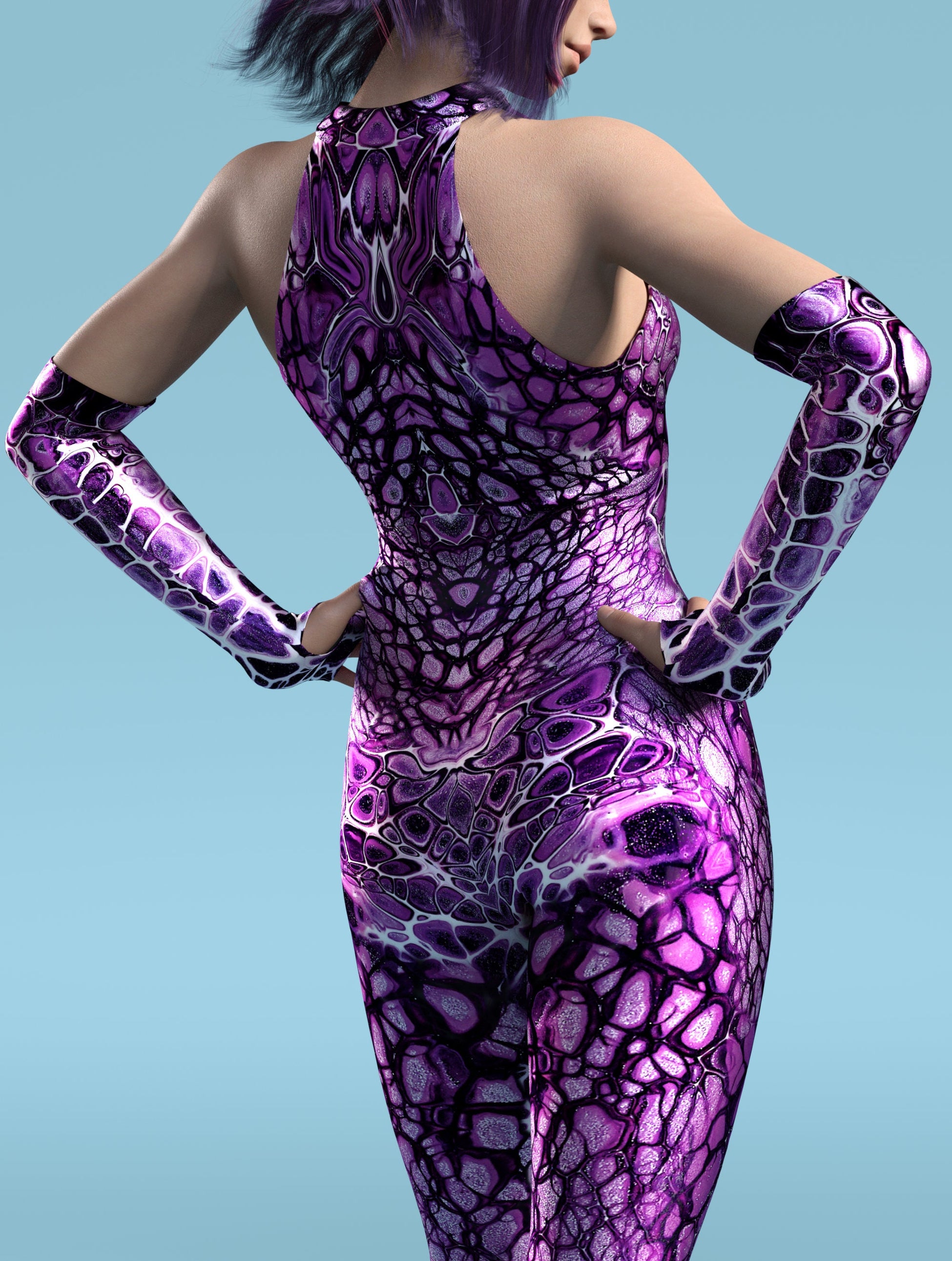 Clingon Rave Costume 2