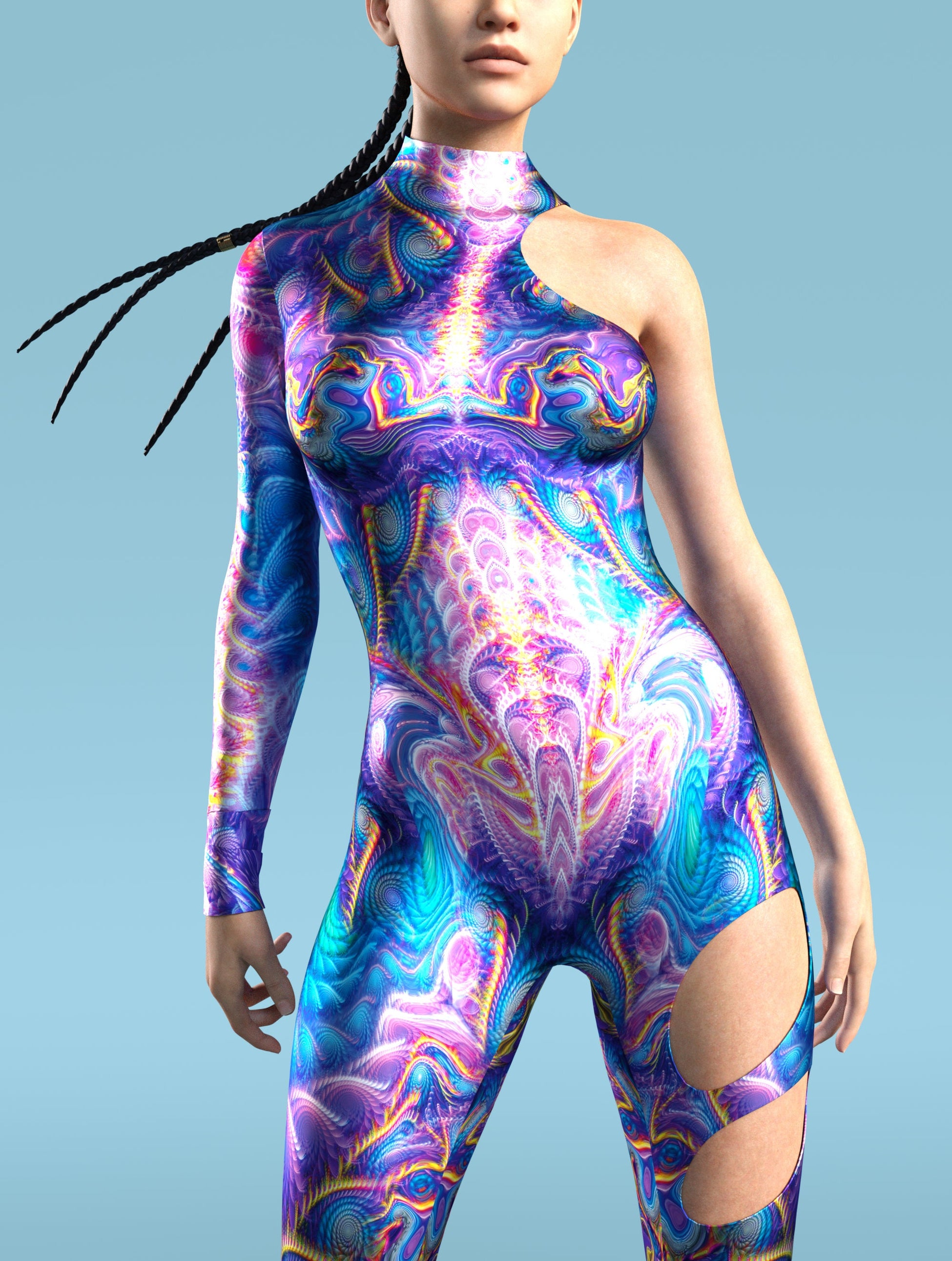 Enter The Crop Circle Asymmetrical Costume 1