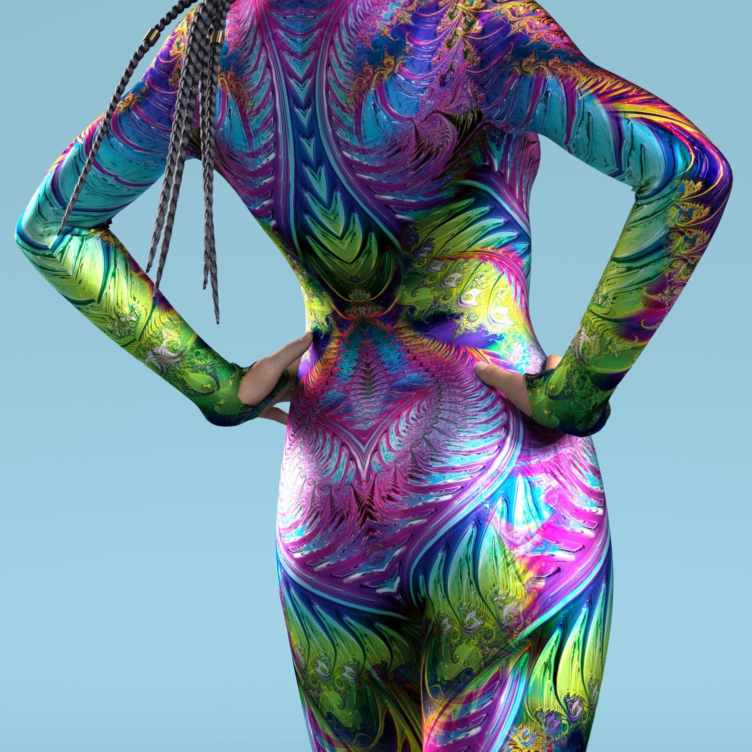 Spring Fraktal Costume Lycra