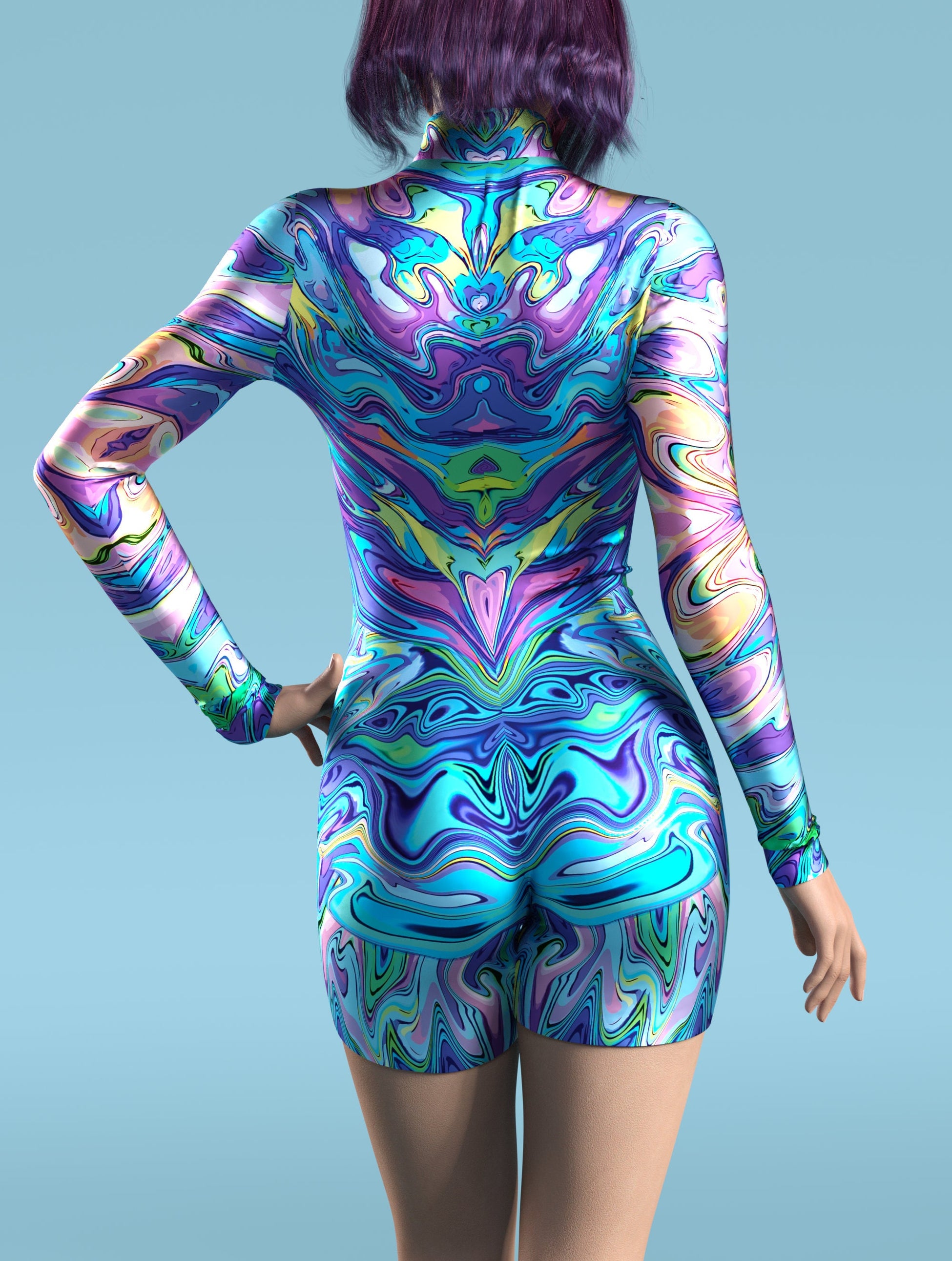 Marine Odyssea Biker Costume 2