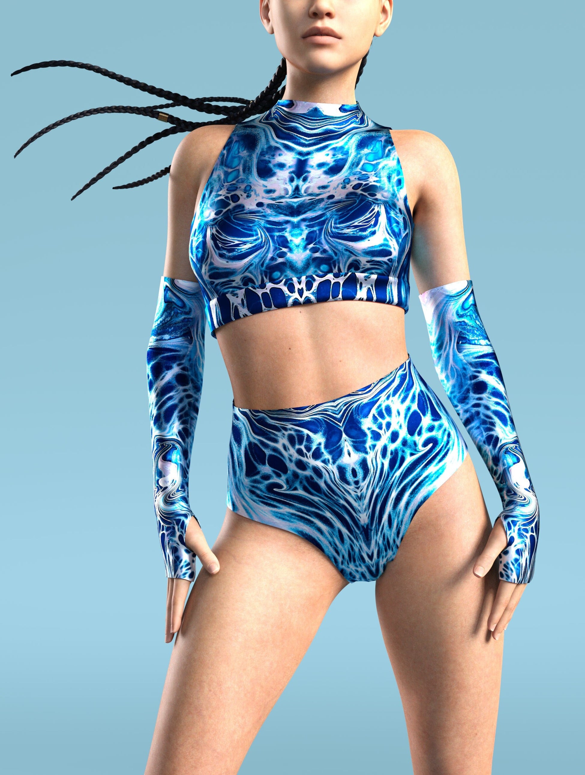Western Shore Cut HW Shorts 1