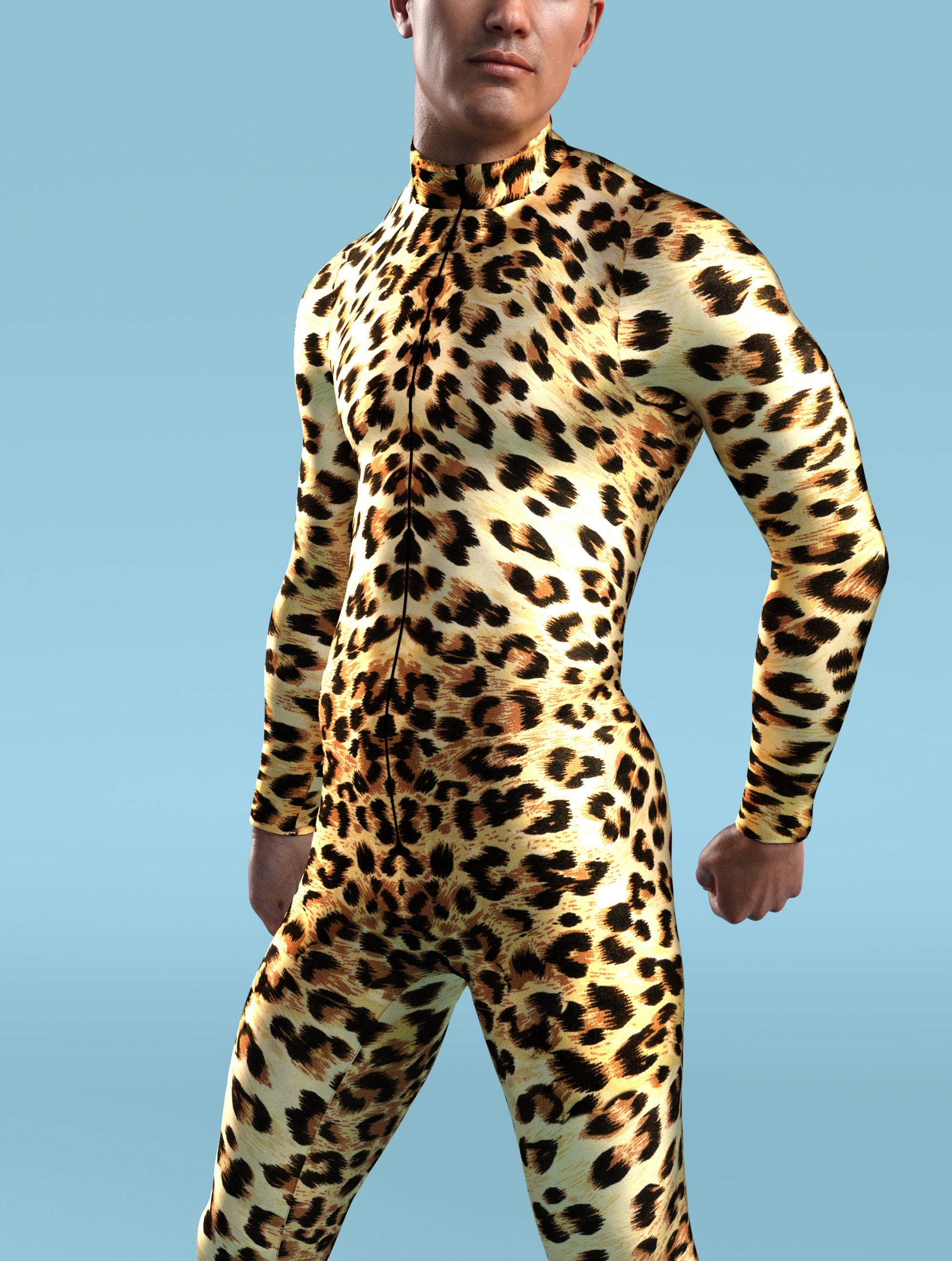 Cheetah Male Costume 1