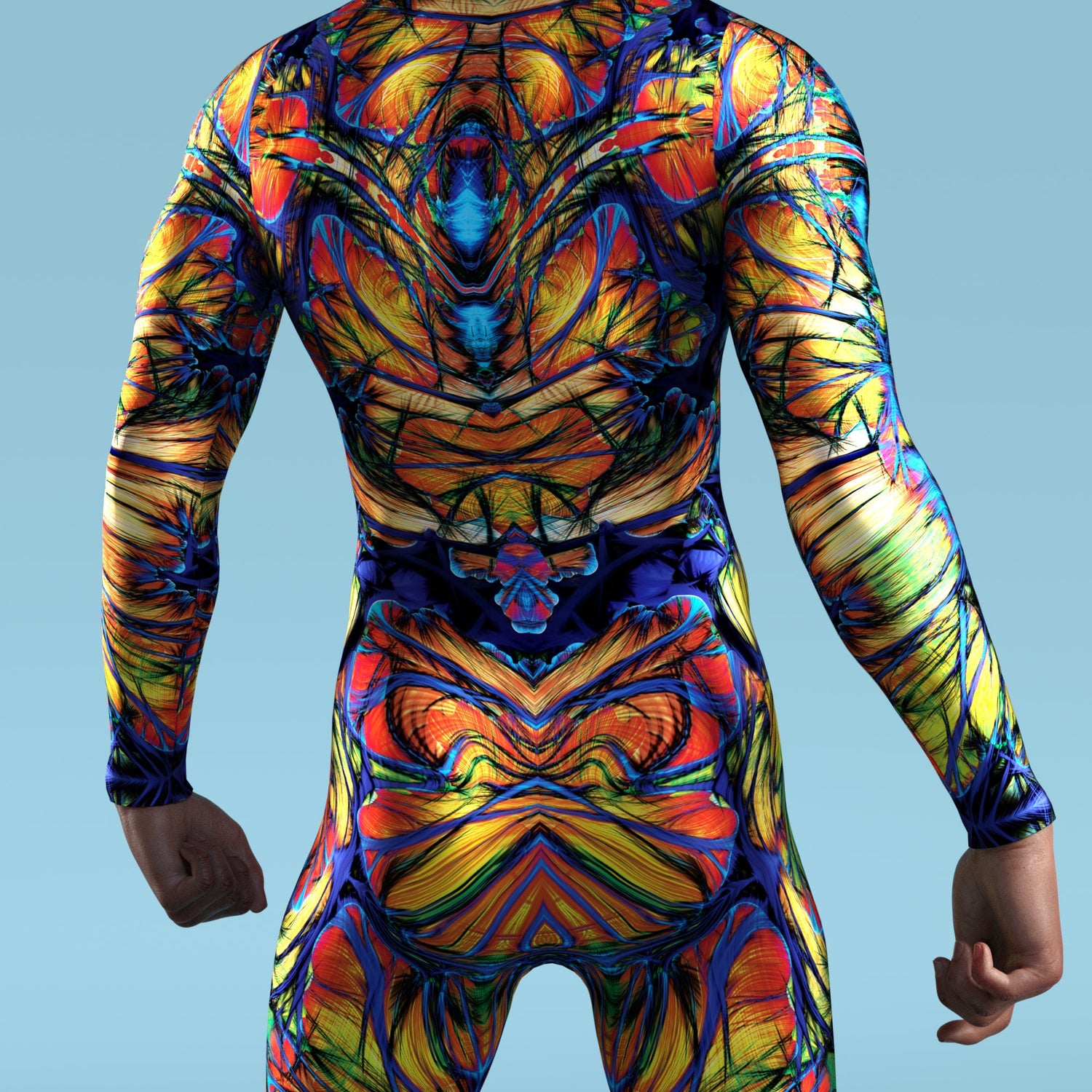 Spinderman Male Costume Yellow