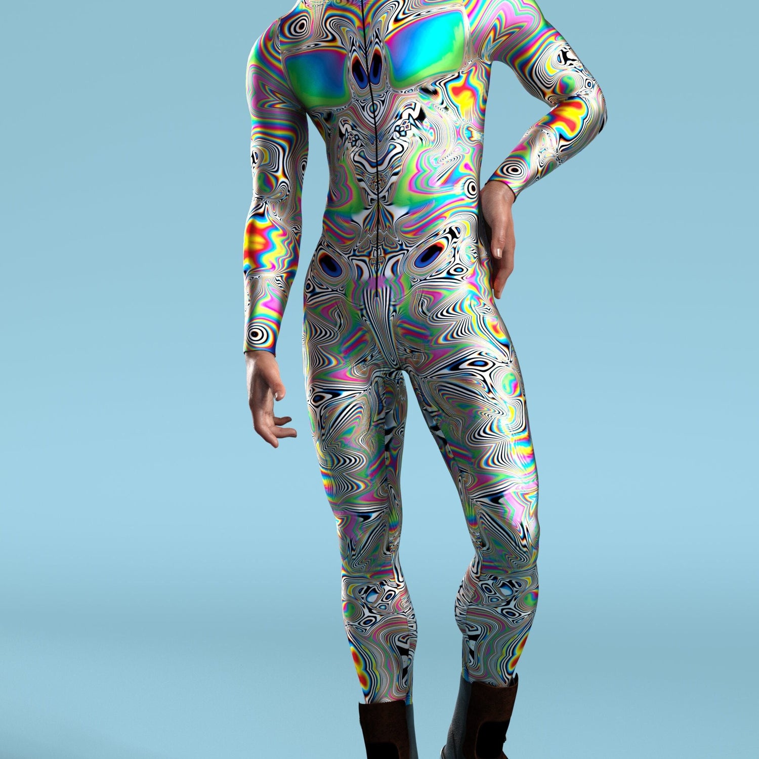 Universe Glitch Male Costume Festival, Performance