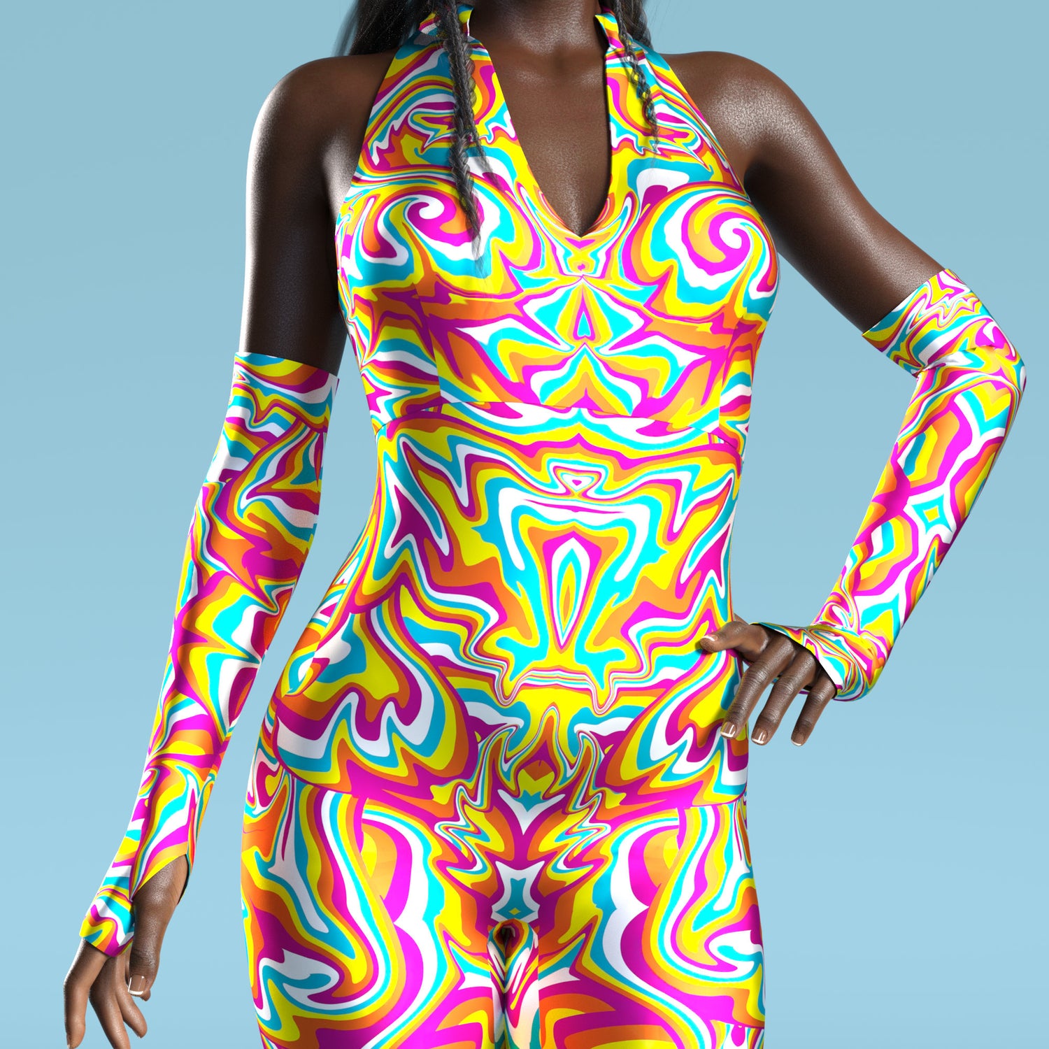 Dopamin Rave Costume
