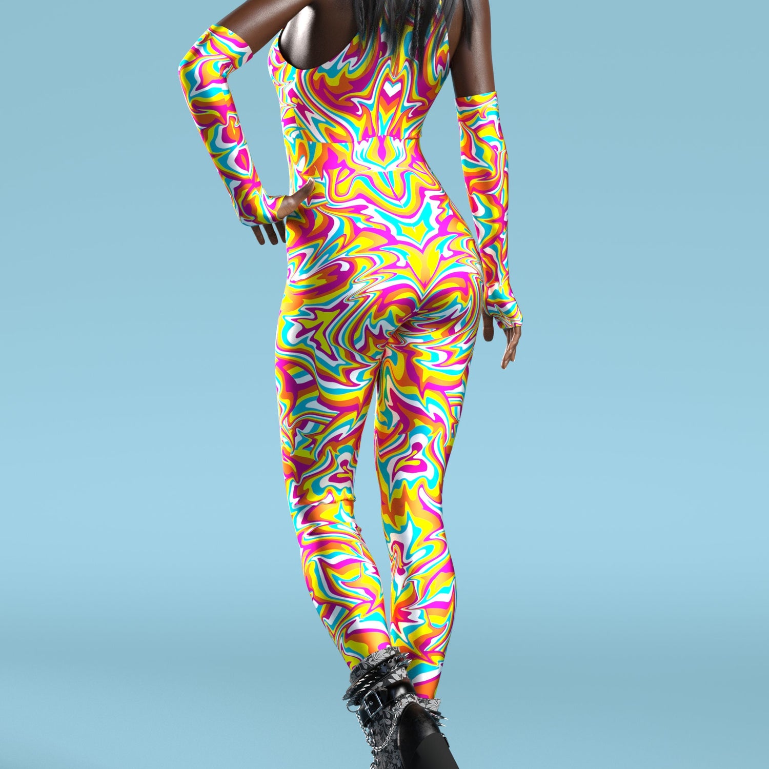 Dopamin Rave Costume Lycra