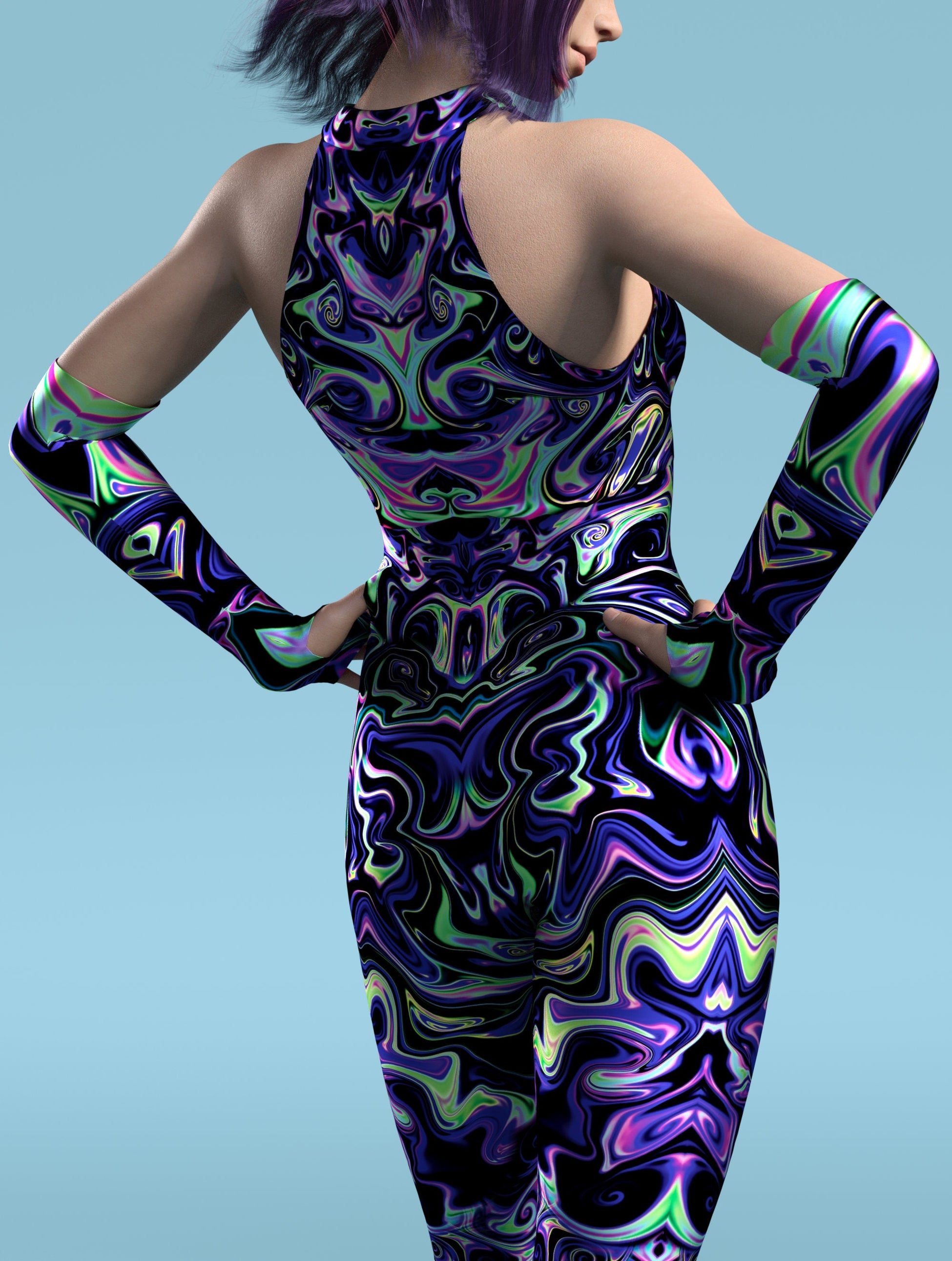 Invader Splash Rave Costume 2