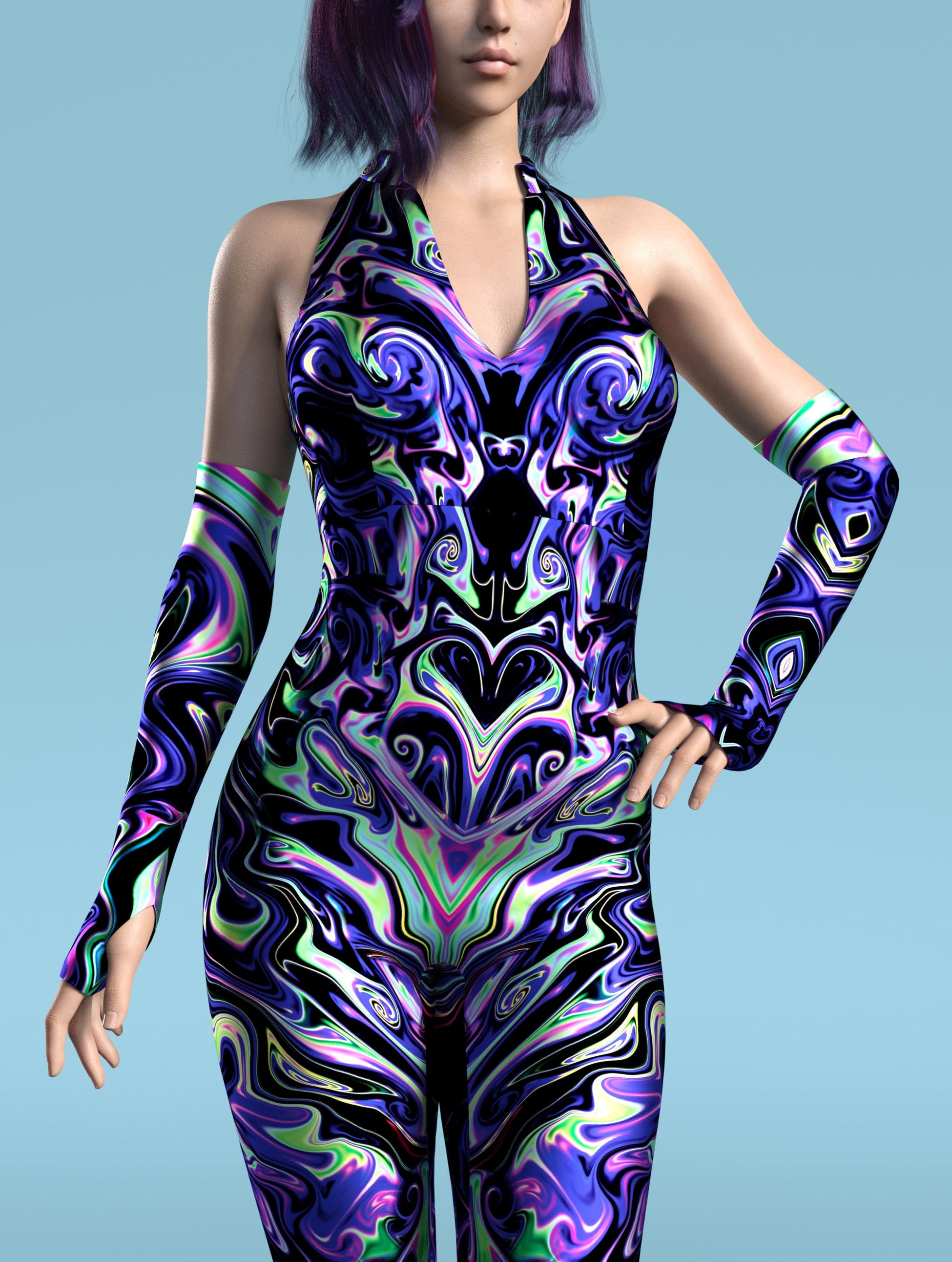 Invader Splash Rave Costume 1