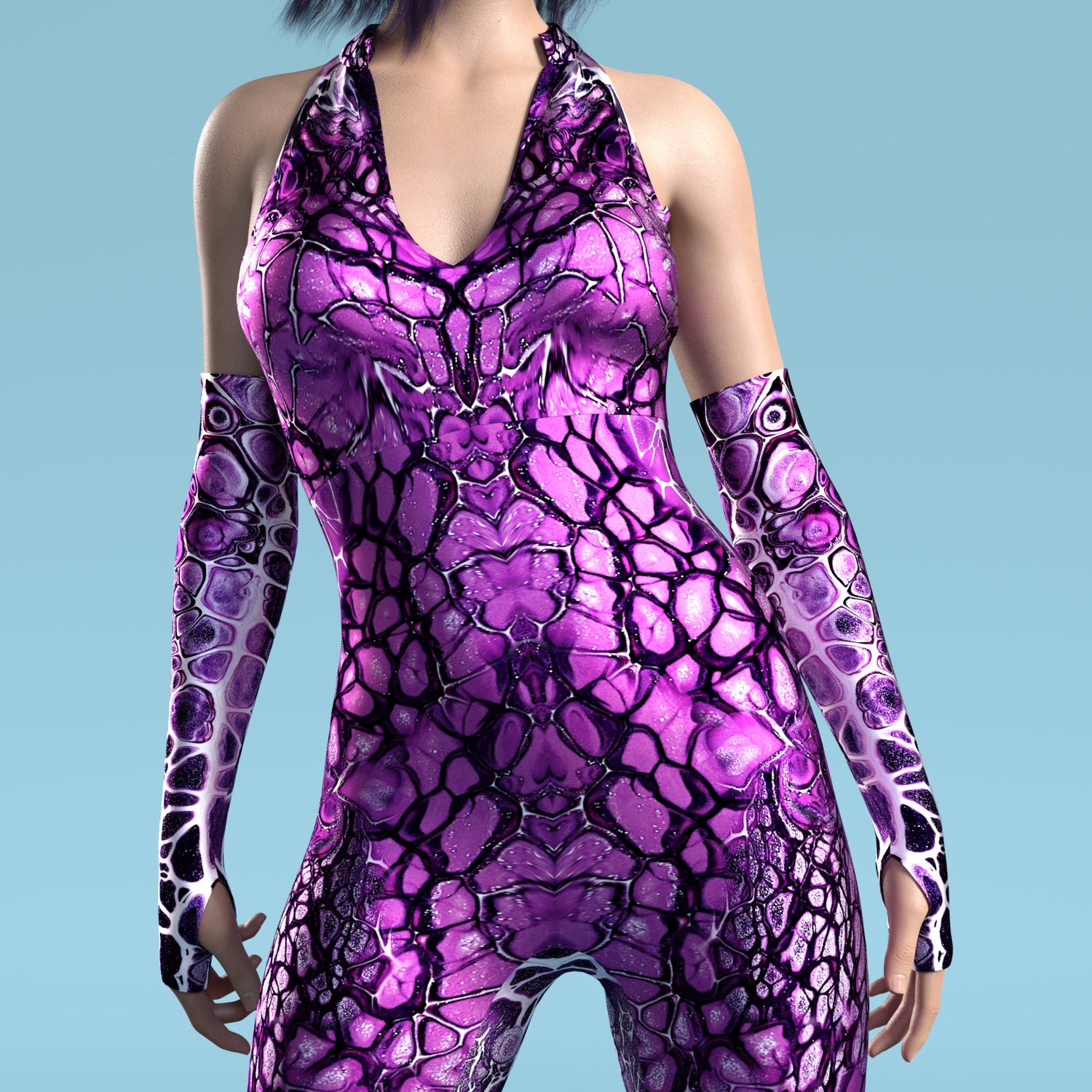 Clingon Rave Costume