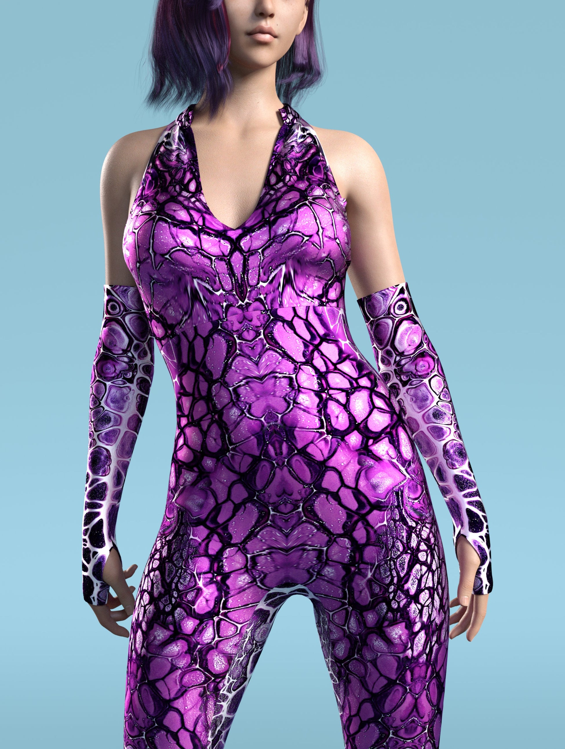 Clingon Rave Costume 1