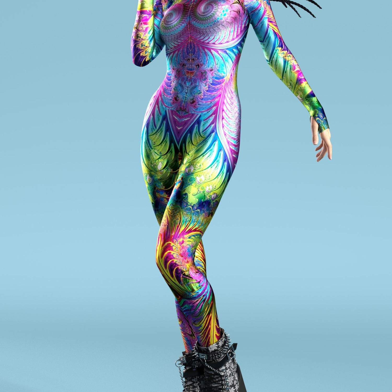Women Spring Fraktal Costume