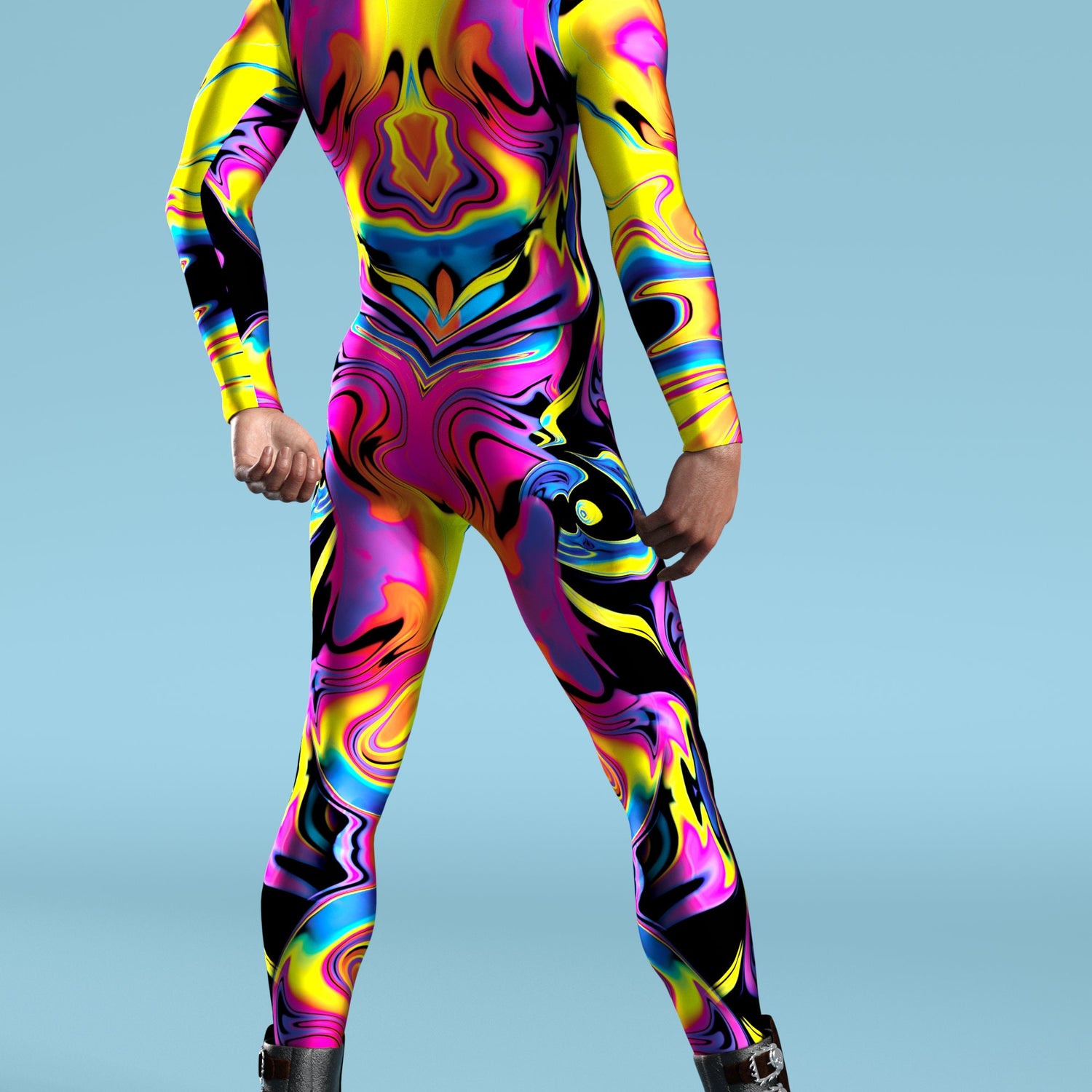 Acid Liquid Male Costume Lycra