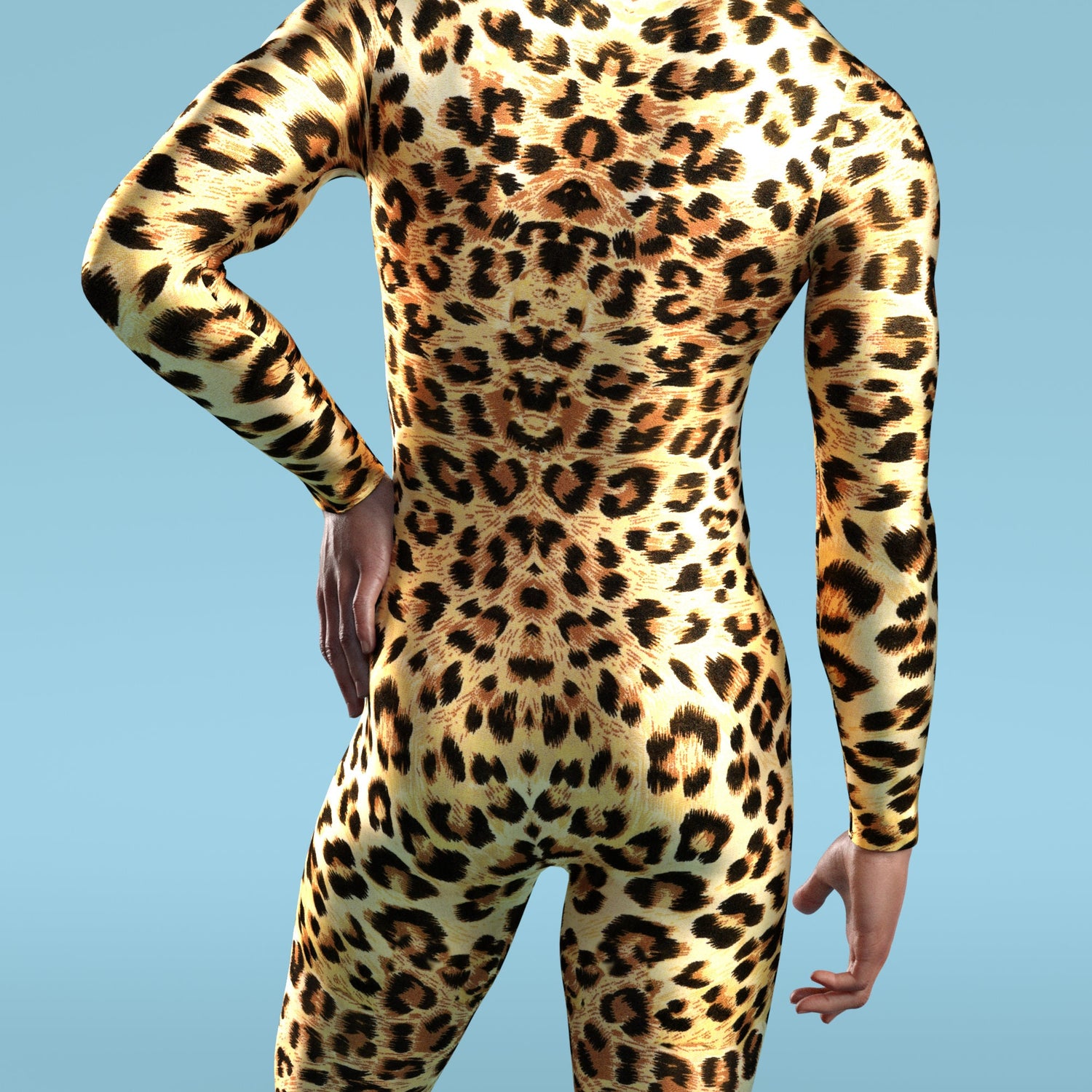 Cheetah Male Costume Yellow