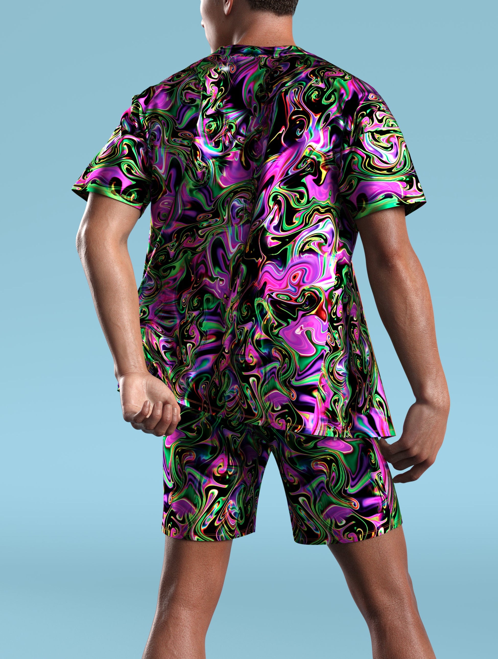 Hallucinogenic Liquid Male Shorts 2