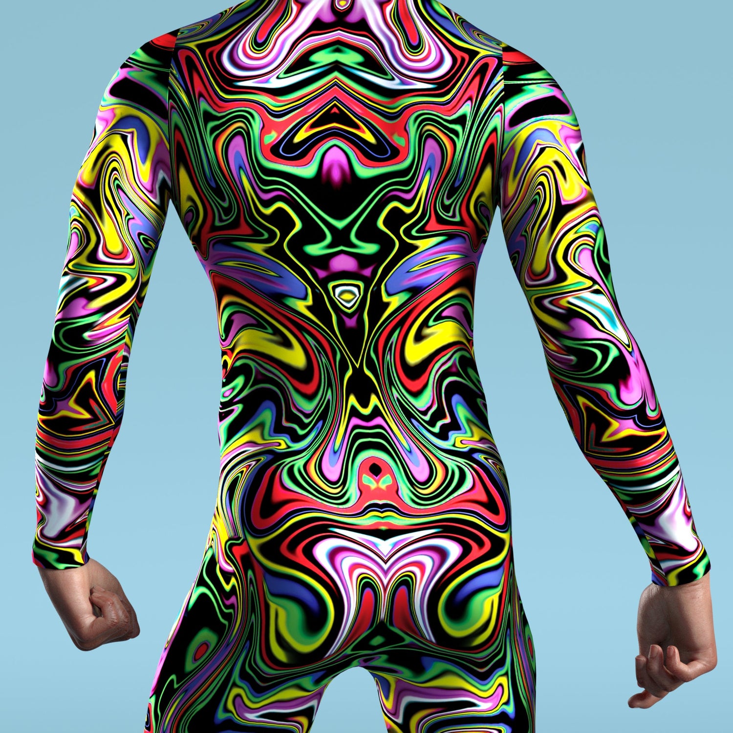 Exiled Being Male Costume Rainbow