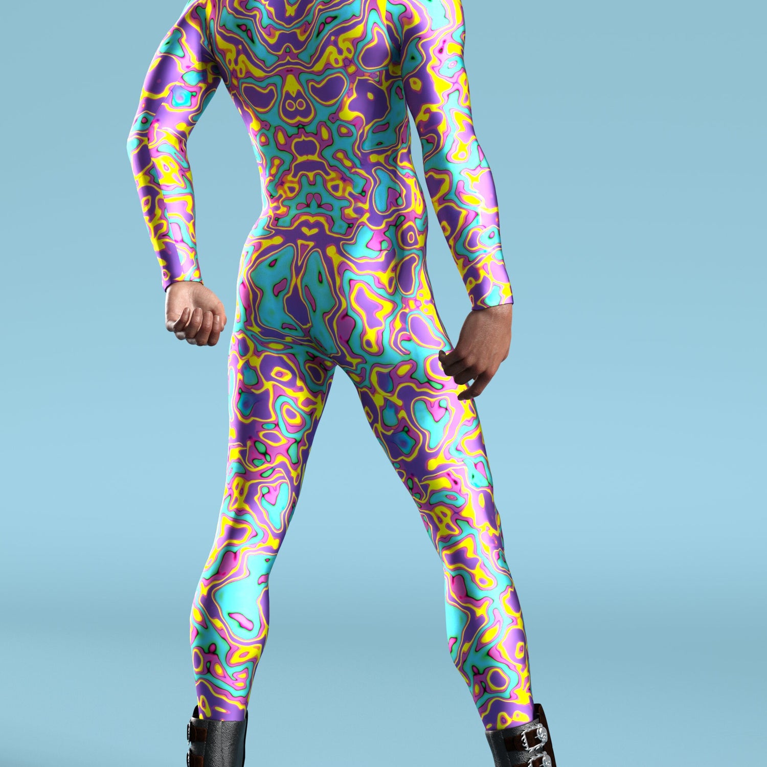 Magestic Storm Male Costume Lycra