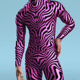 Zebrine Skin Pink Male Costume