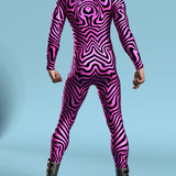 Zebrine Skin Pink Male Costume