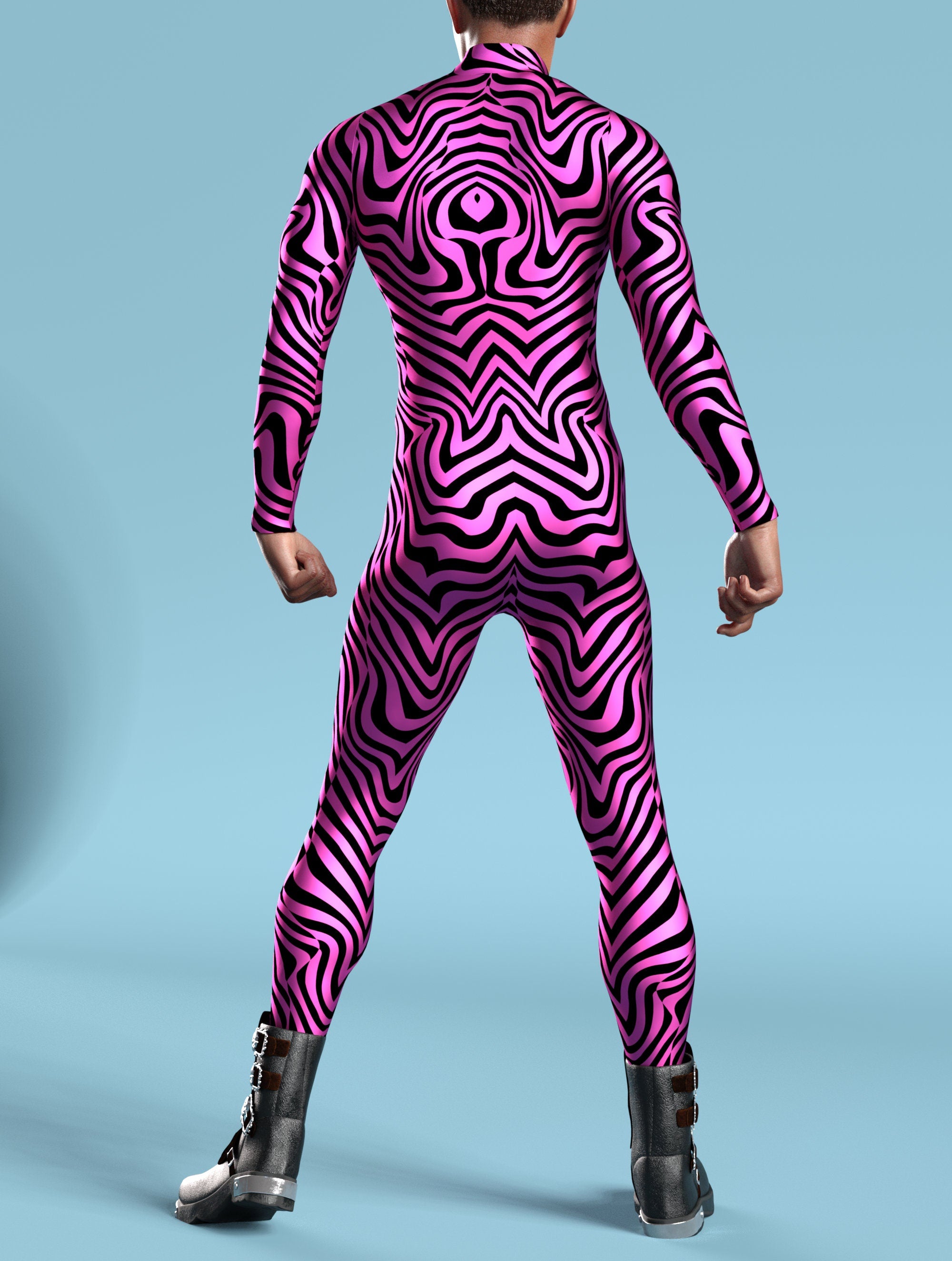 Zebrine Skin Pink Male Costume Festival
