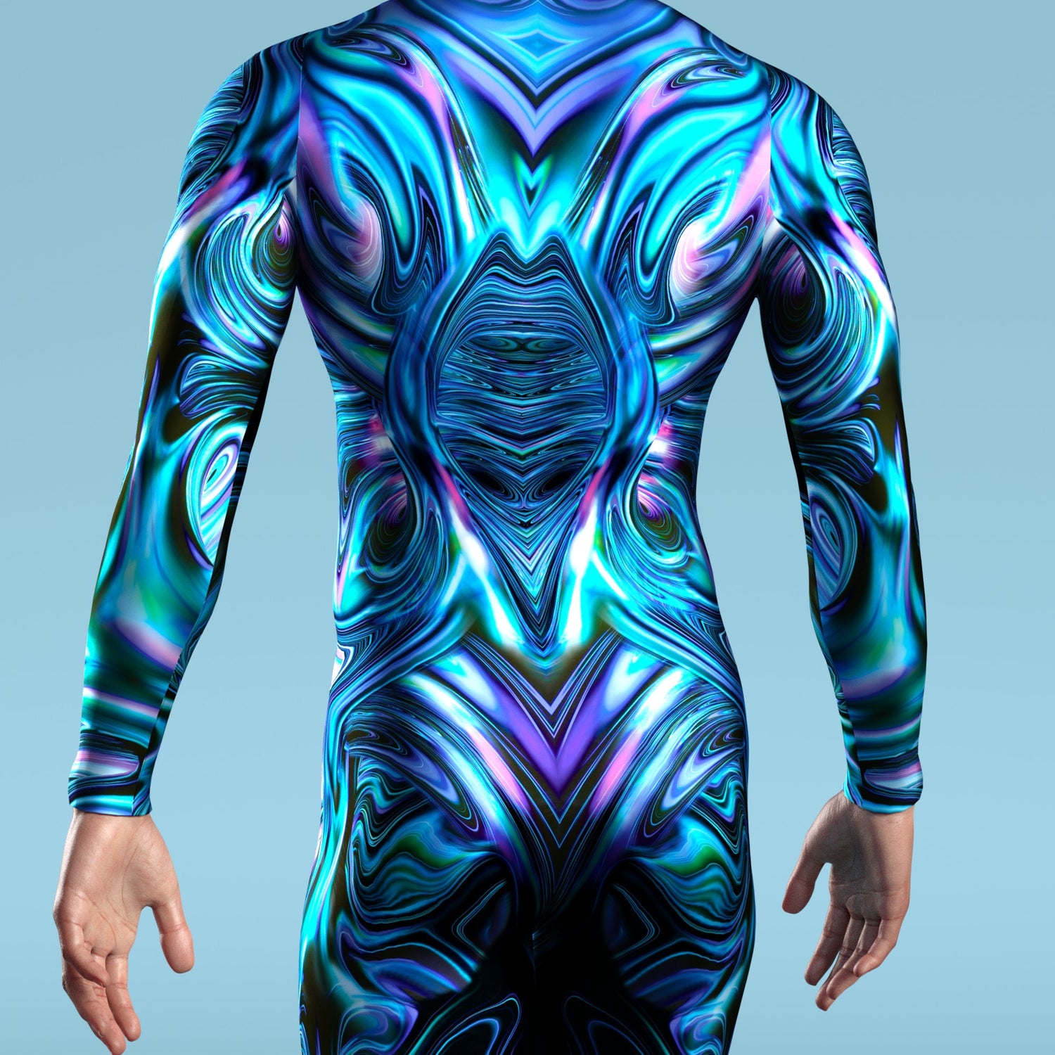 Frost Thing Male Costume Blue