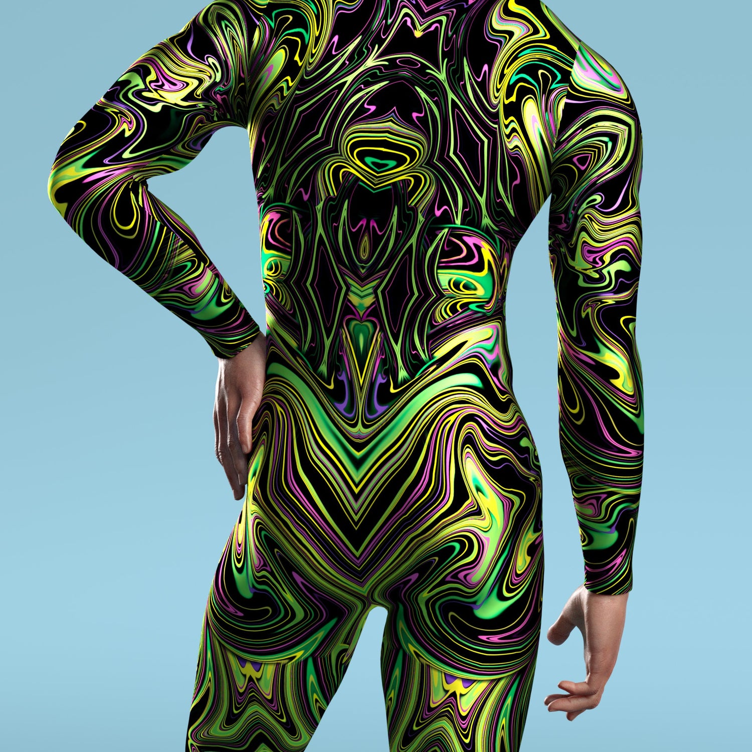 Rendered Obsolete Male Costume Green