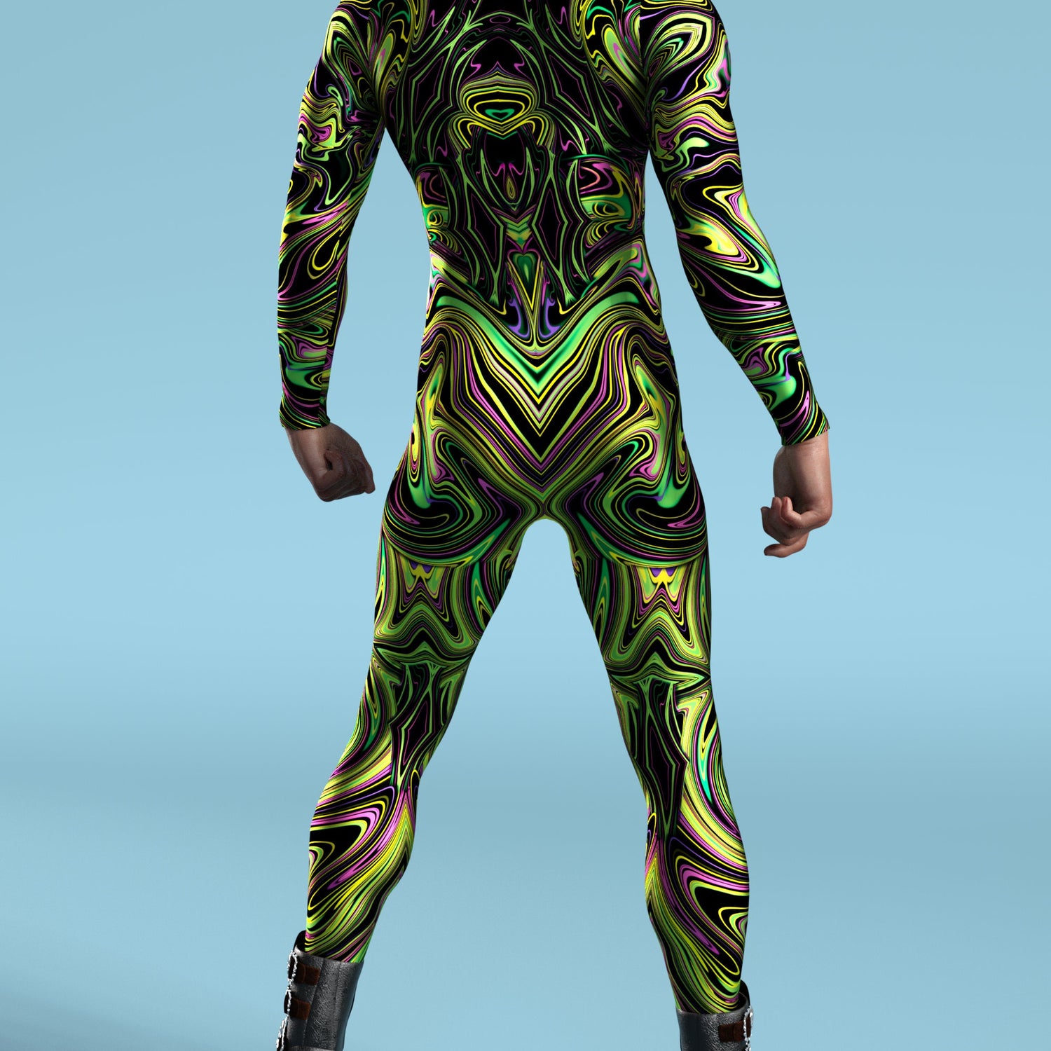 Rendered Obsolete Male Costume Lycra