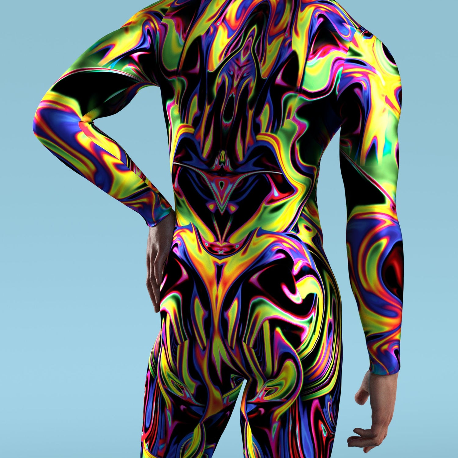 Stranger Morph Male Costume Rainbow