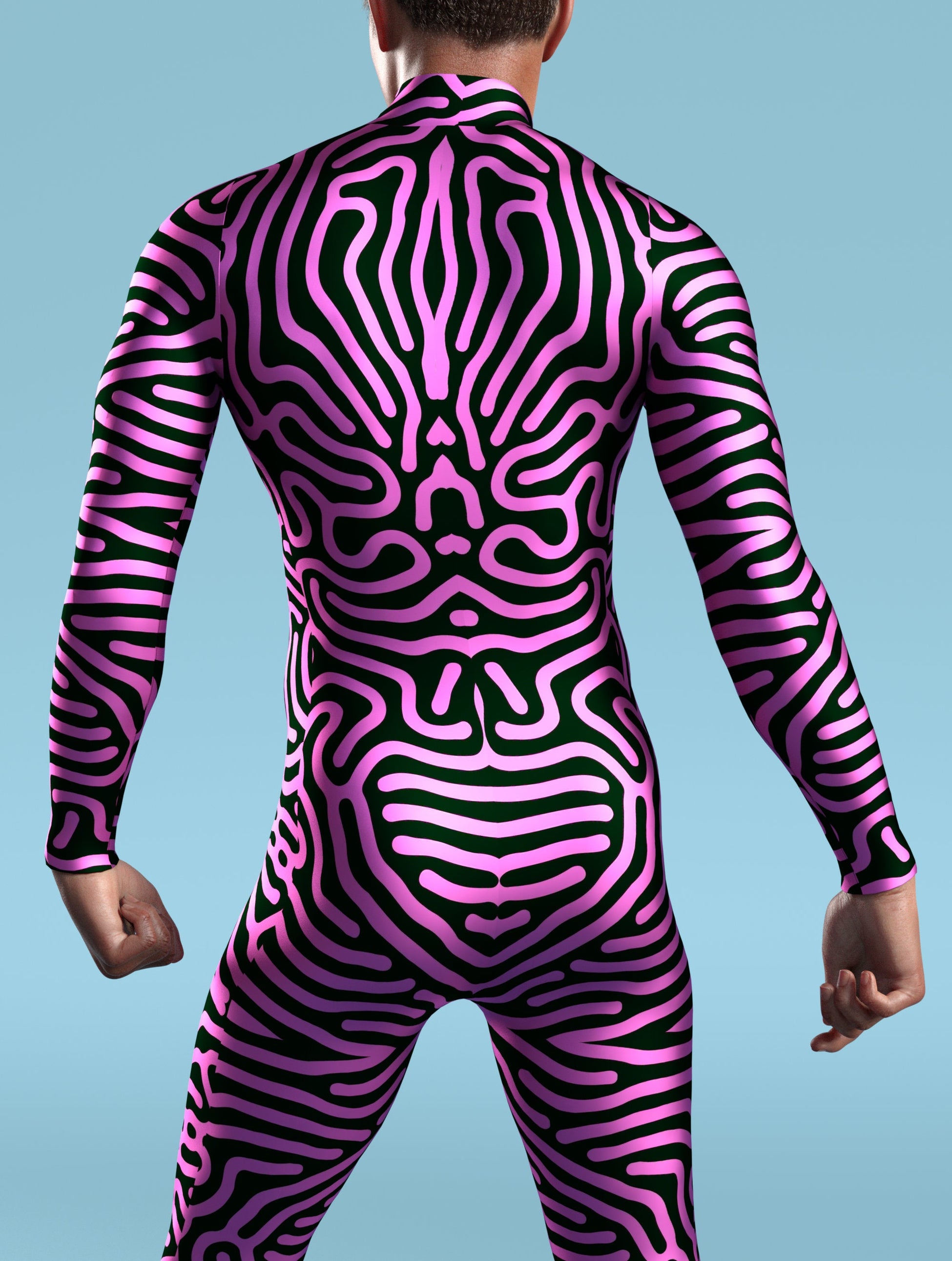 Brainy Pink Male Costume 2