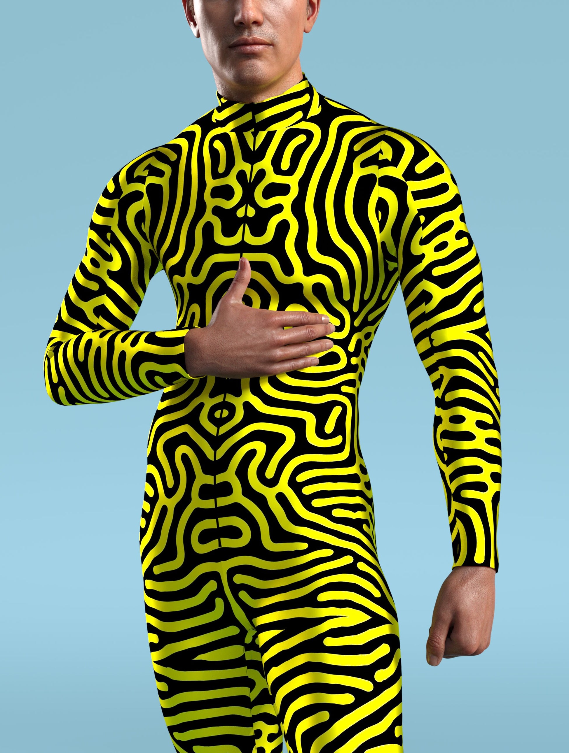Brainy Yellow Male Costume 1