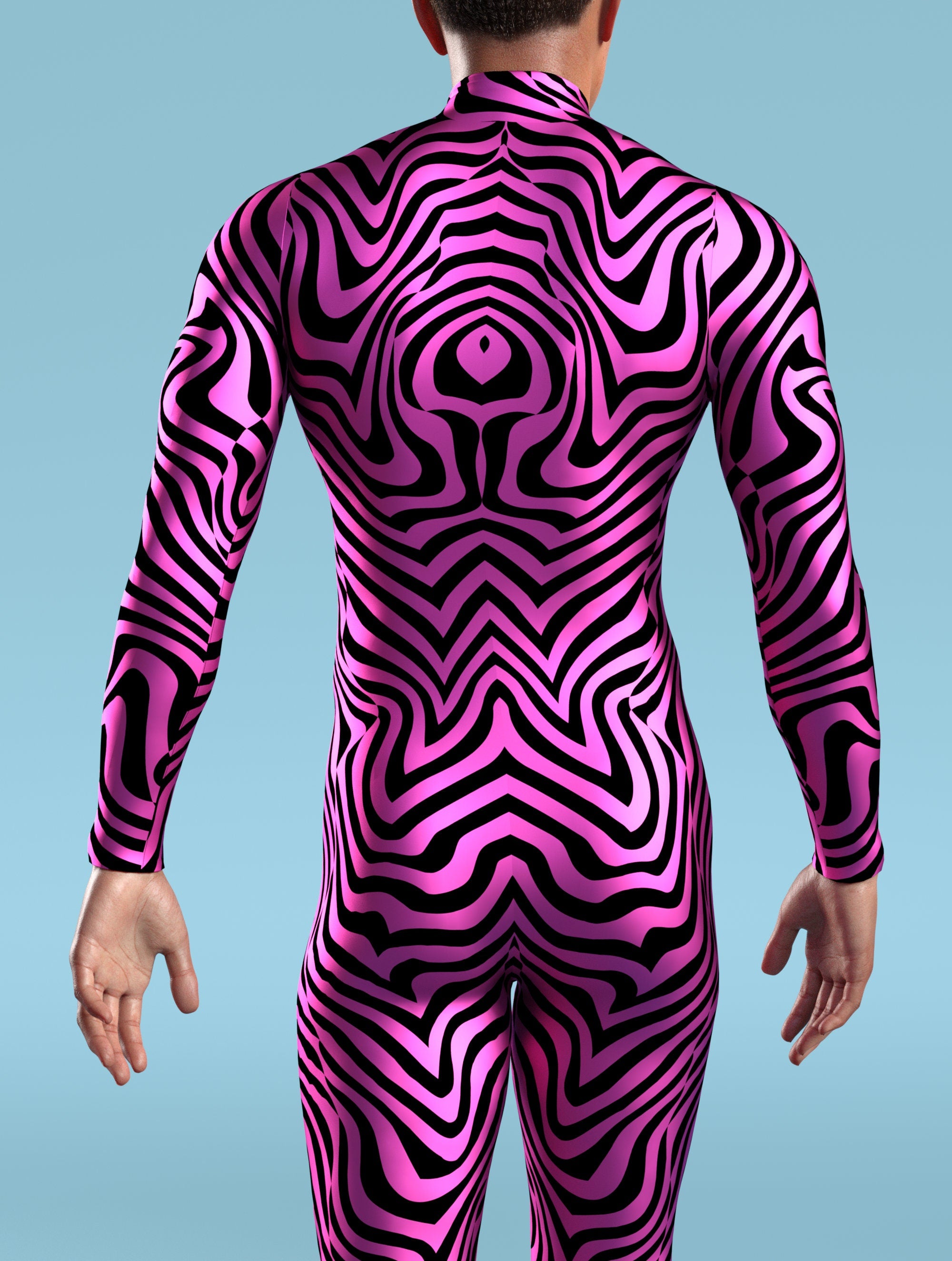 Zebrine Skin Pink Male Costume Pink