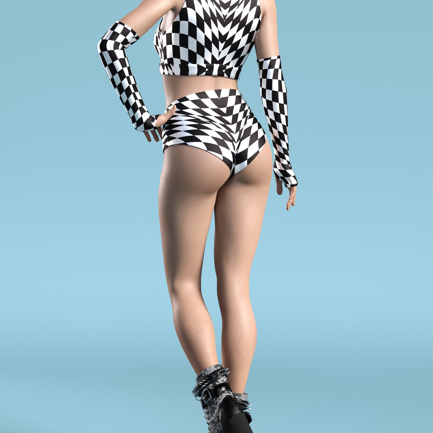 Liquid Chess Top Black, White