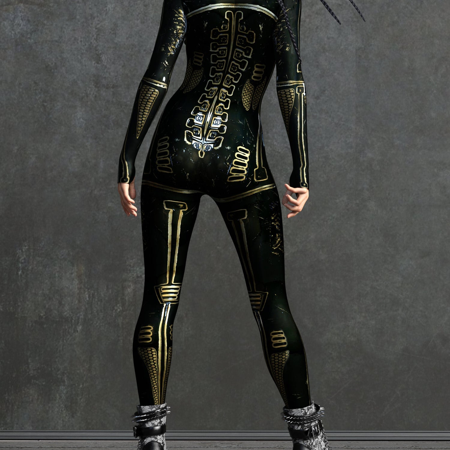 Women Ghost In The Cage Costume