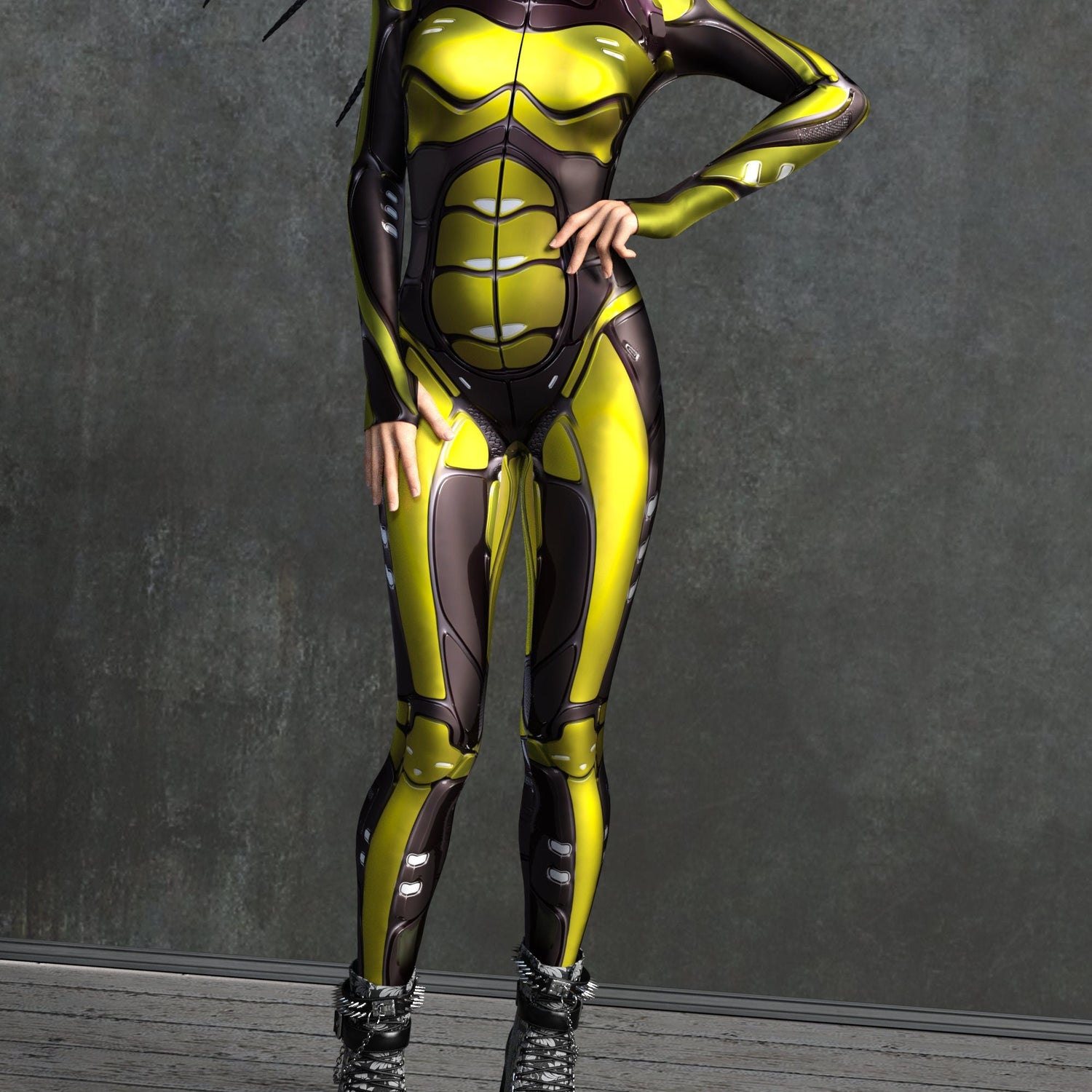 Hydrobot Yellow Costume 3