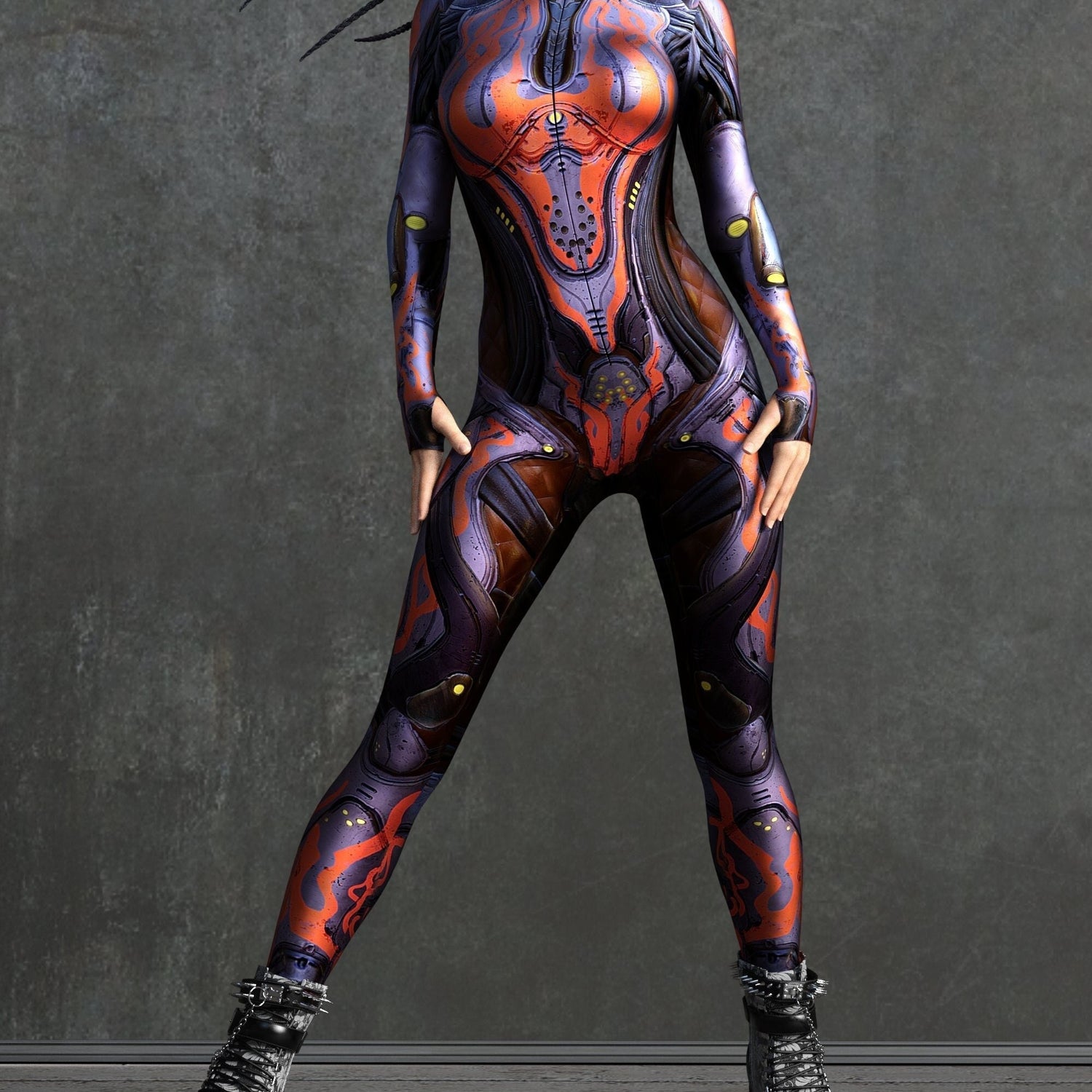 Flame P Costume Cosplay