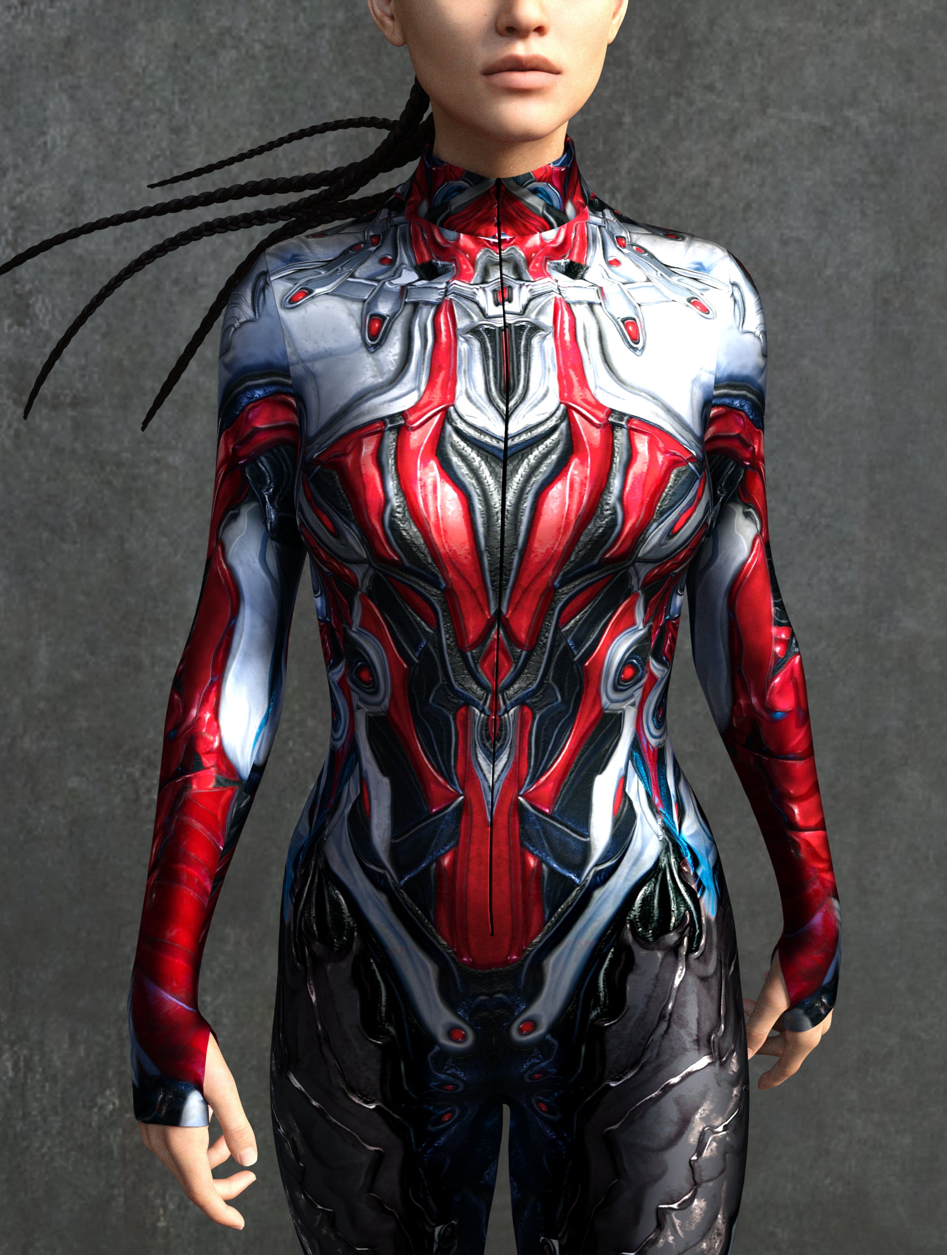 Red Templar Costume 1