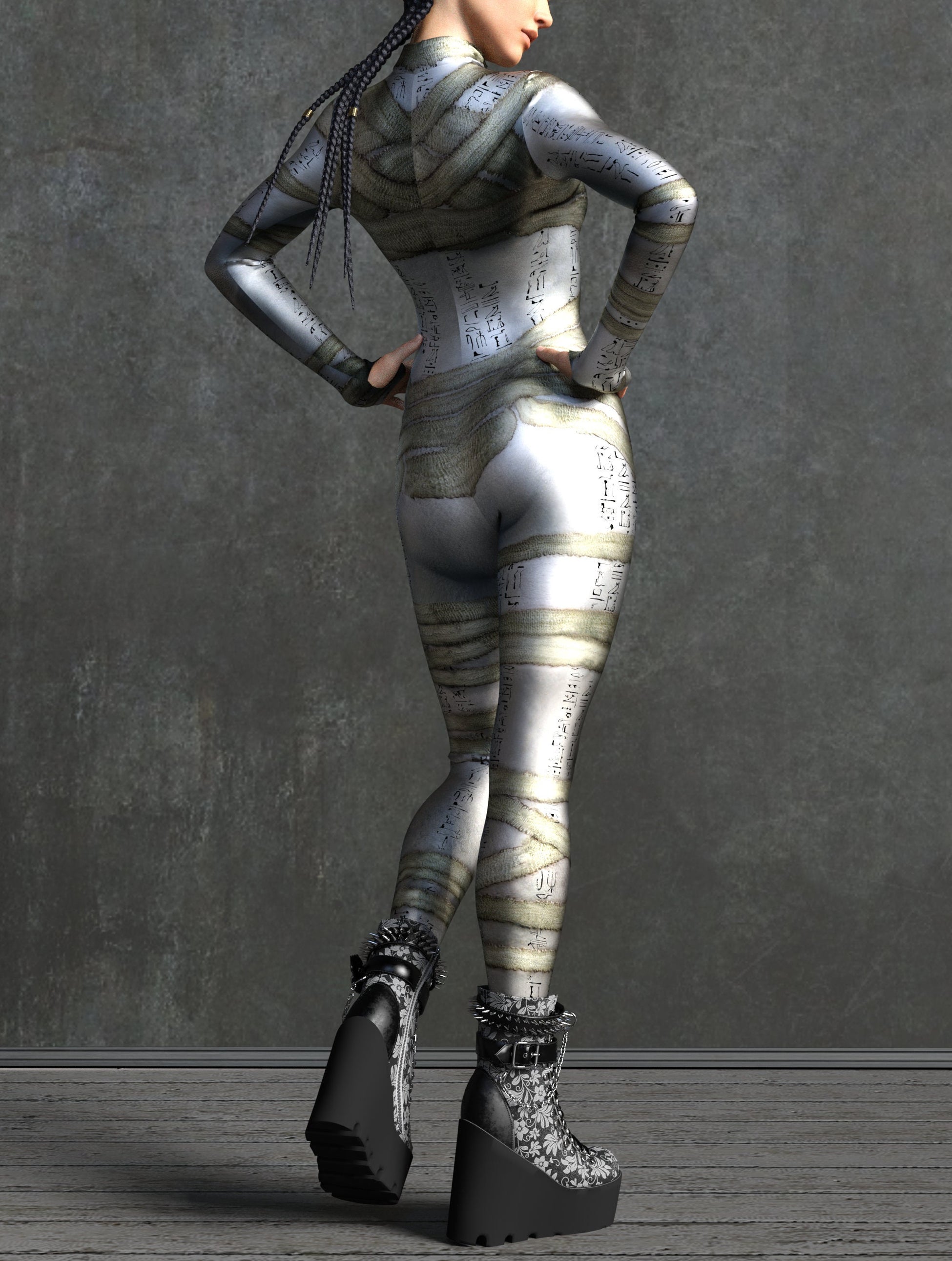 Nefertina Mumy Costume 2
