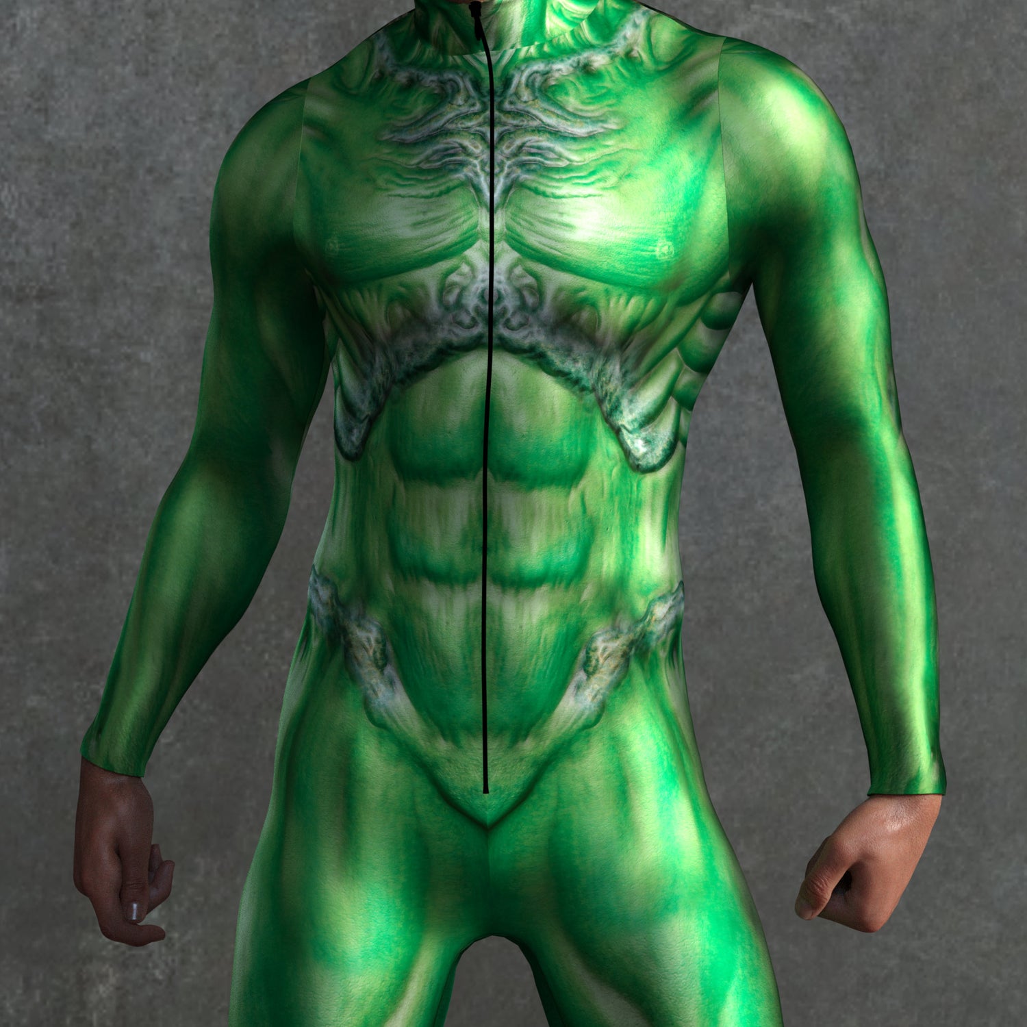 Hell Servant Green Male Costume
