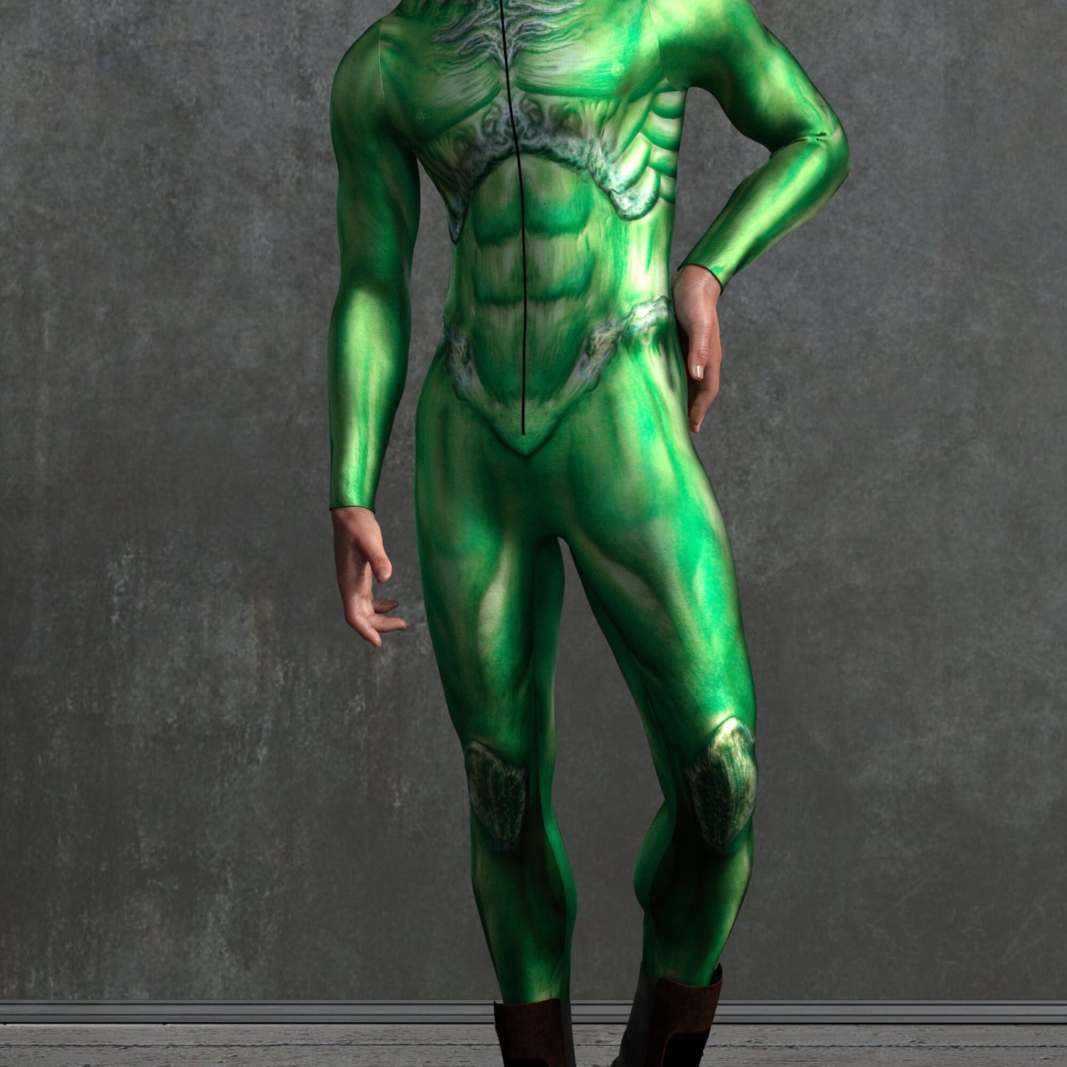 Hell Servant Green Male Costume 3