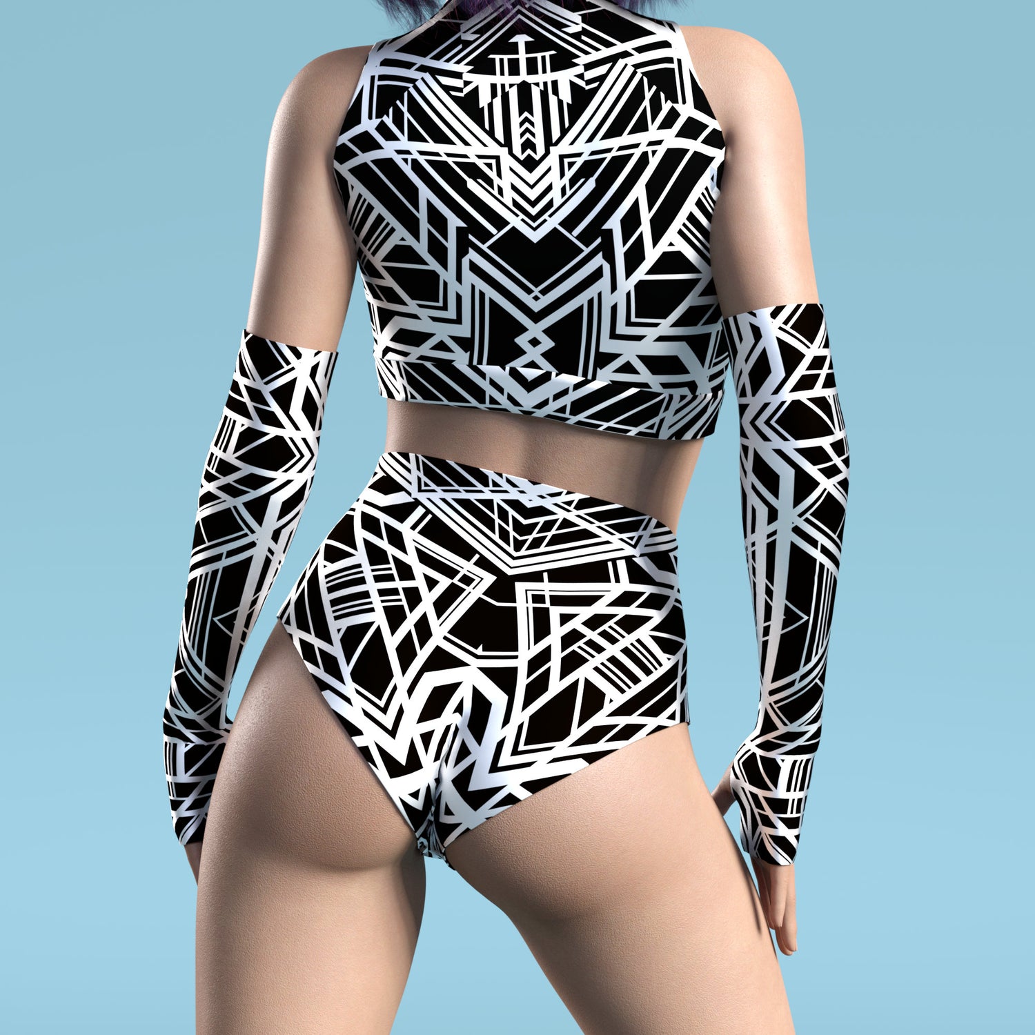 Sigual Throne Rave Set Black, White