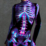 Glitch Skeleton Costume