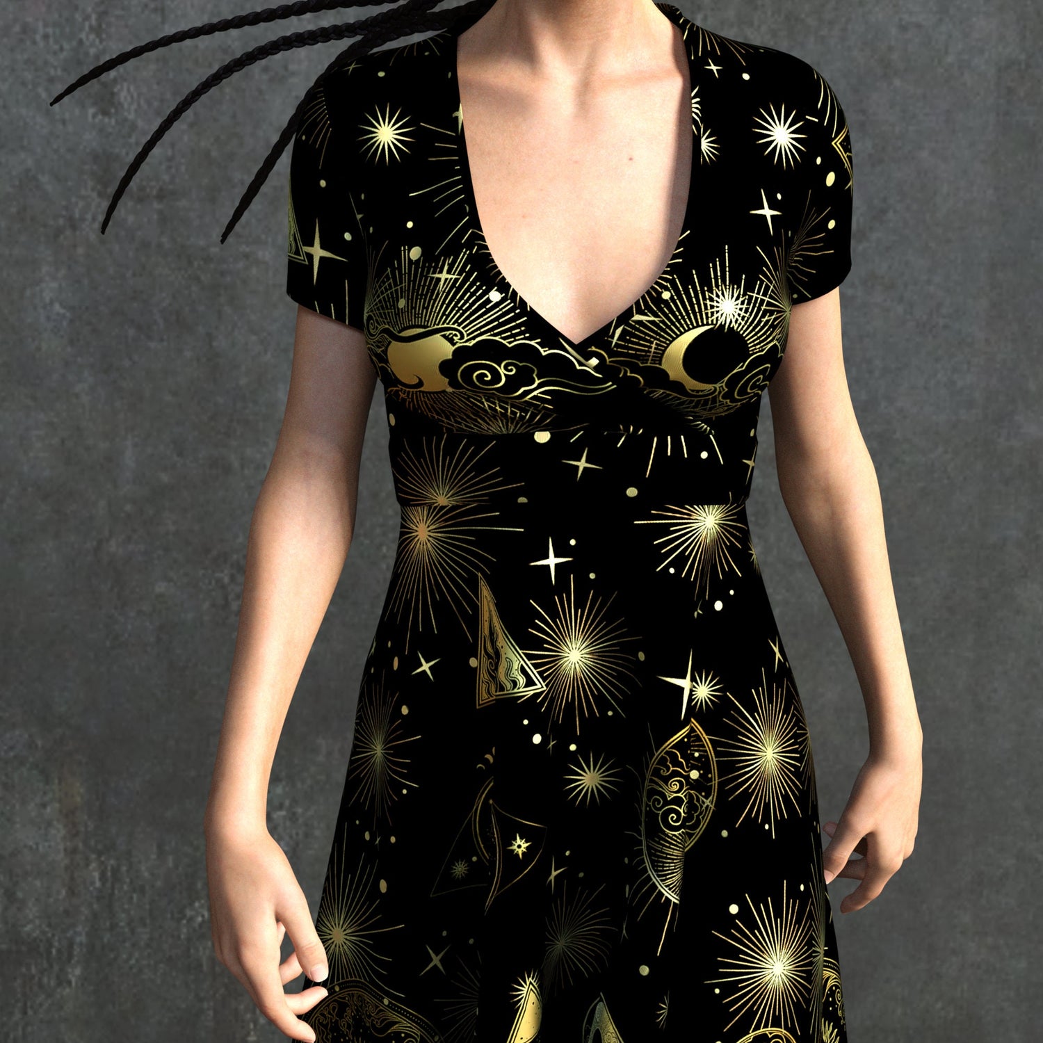Golden Alchemy Hug Me Dress