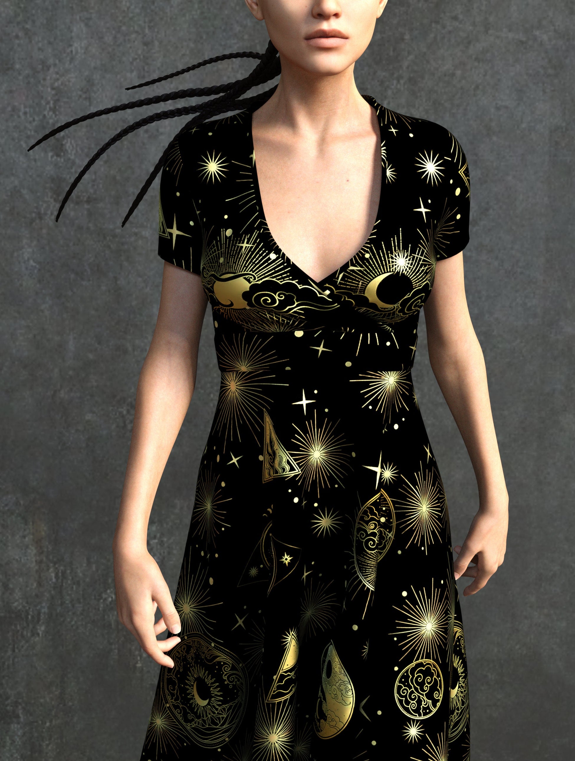 Golden Alchemy Hug Me Dress 1